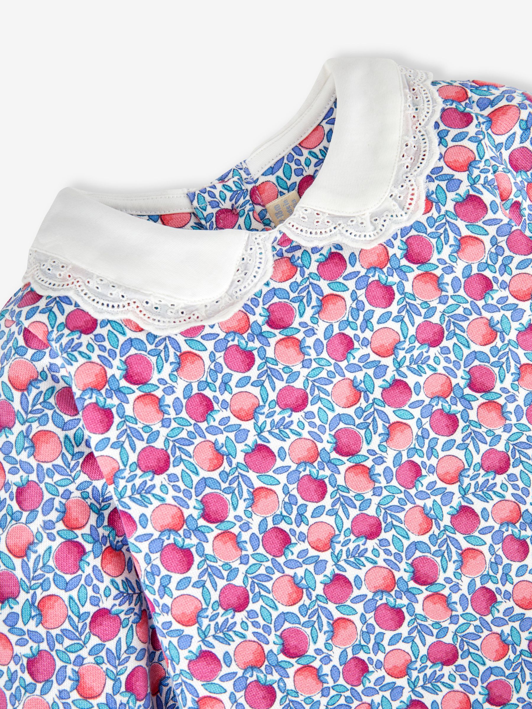 Plum Girls' Apple Sweatshirt With Broderie Collar - Image 2 of 3
