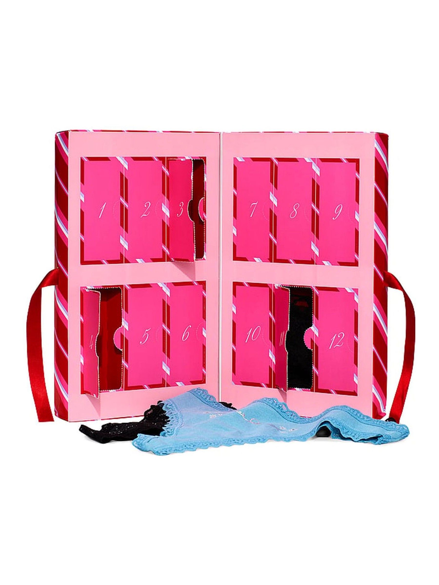 Assorted Thong 12 Days of  Knickers Christmas Advent Calendar - Image 1 of 3