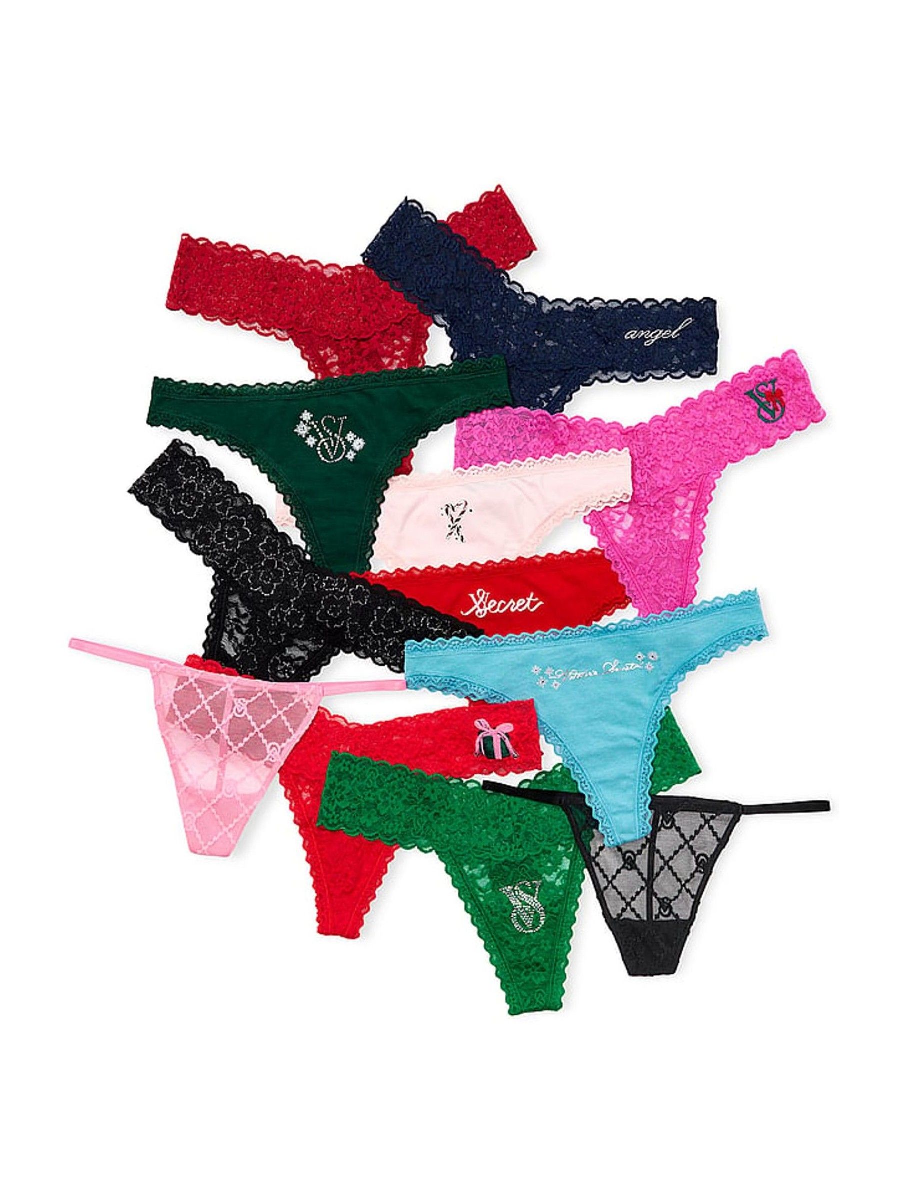Assorted Thong 12 Days of Knickers Christmas Advent Calendar - Image 3 of 3 Assorted Thong 12 Days of Knickers Christmas Advent Calendar - Image 3 of 3