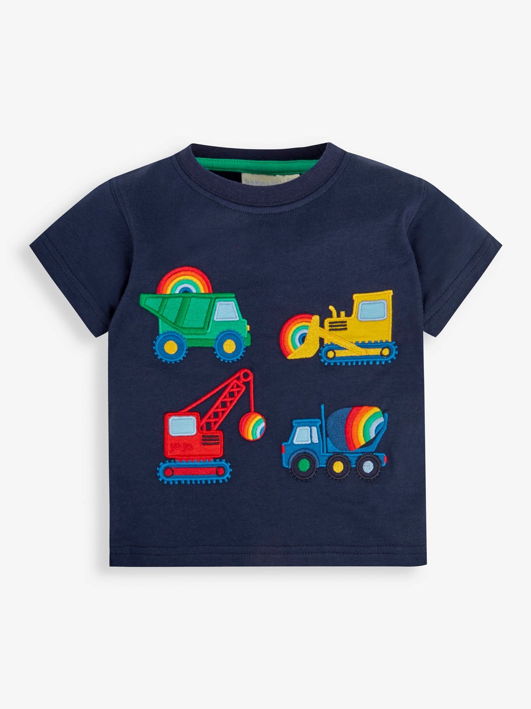 Navy Construction Appliqué T-Shirt - Image 3 of 4