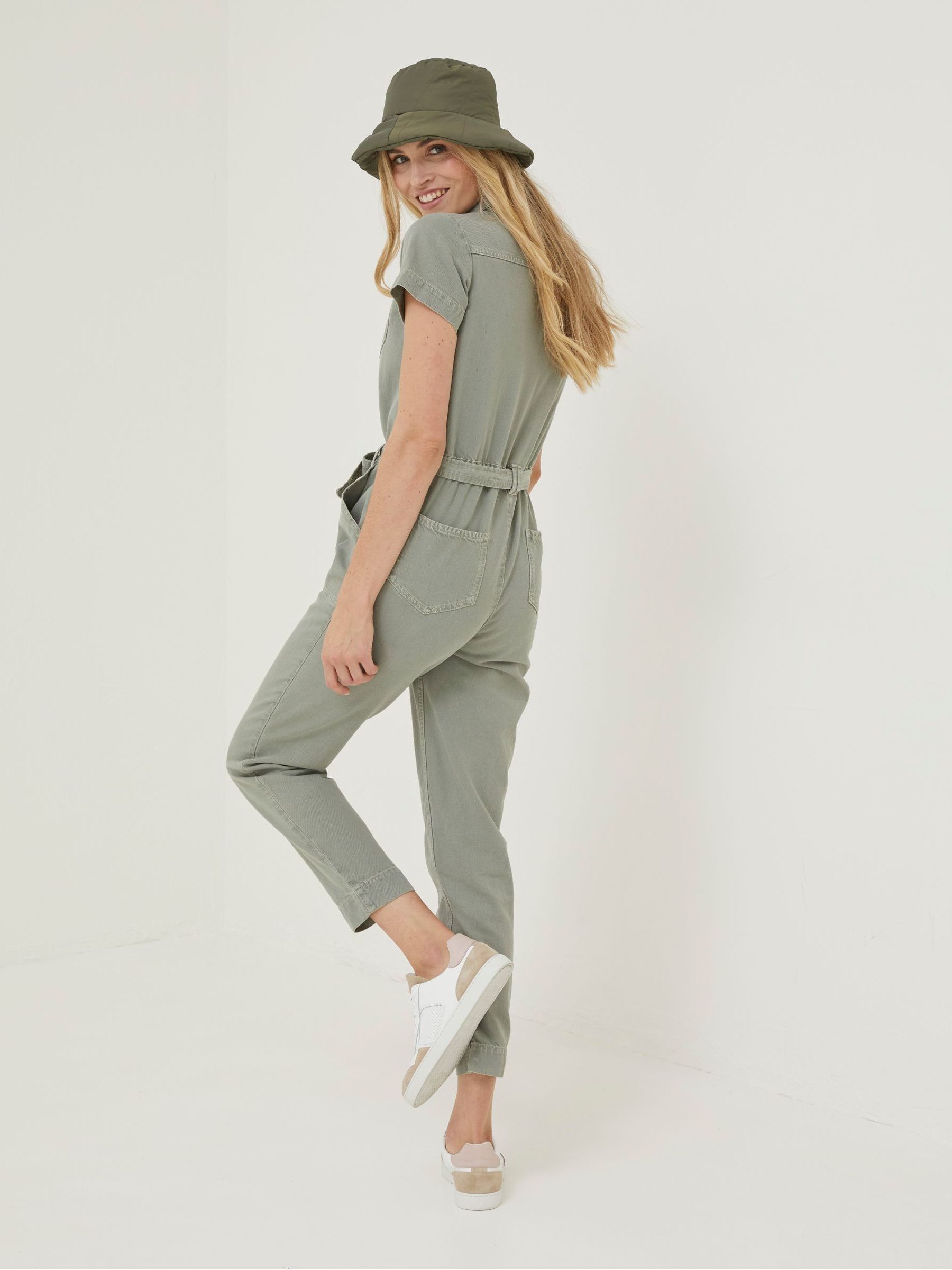 Green Imogen Short Sleeve Boilersuit - Image 2 of 6