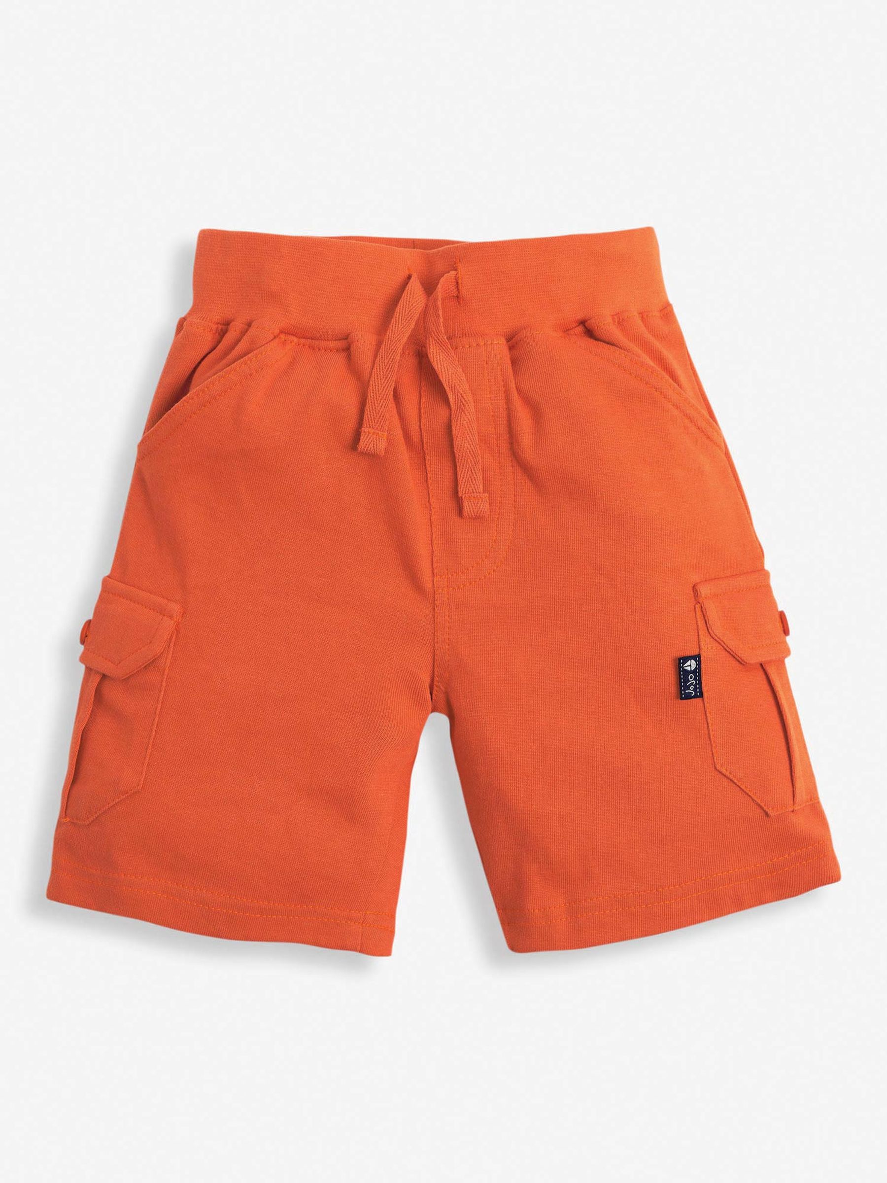 Rust Jersey Cargo Shorts - Image 1 of 1