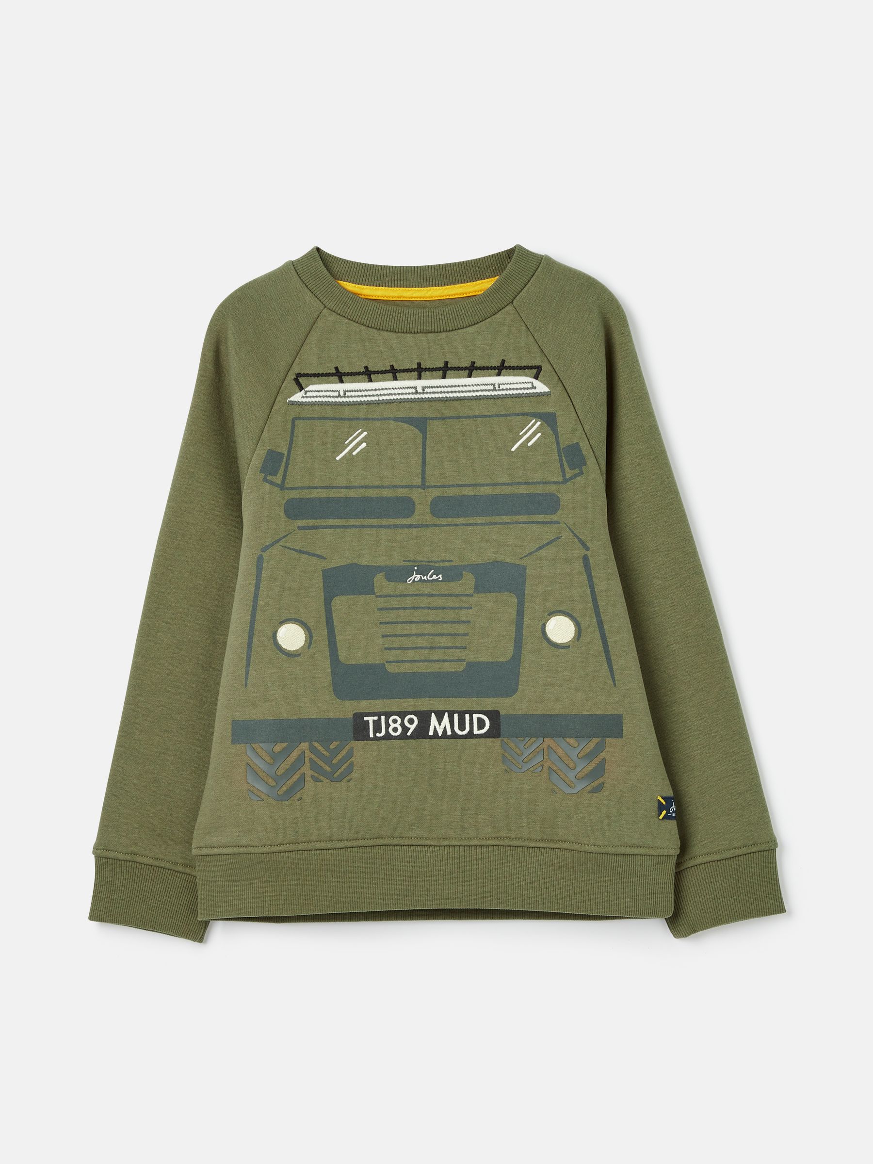 Connor Green Embroidered Artwork Crew Neck Sweatshirt - Image 1 of 5