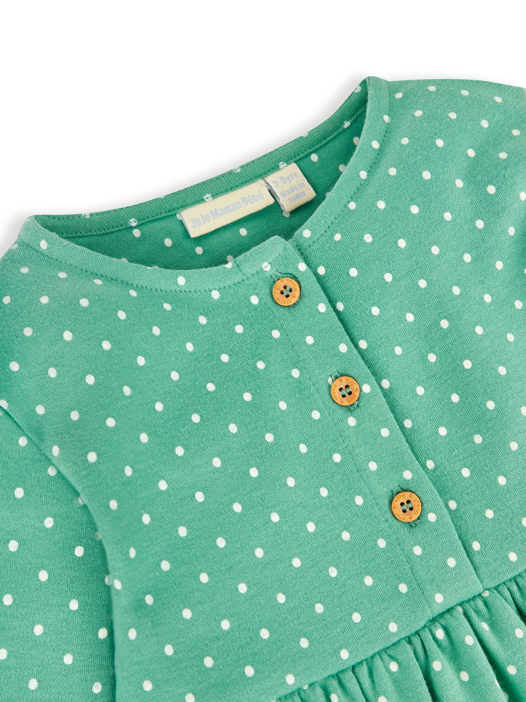 Duck Egg Girls' The Very Hungry Caterpillar Appliqué With Pet In Pocket Button Front Dress - Image 3 of 4