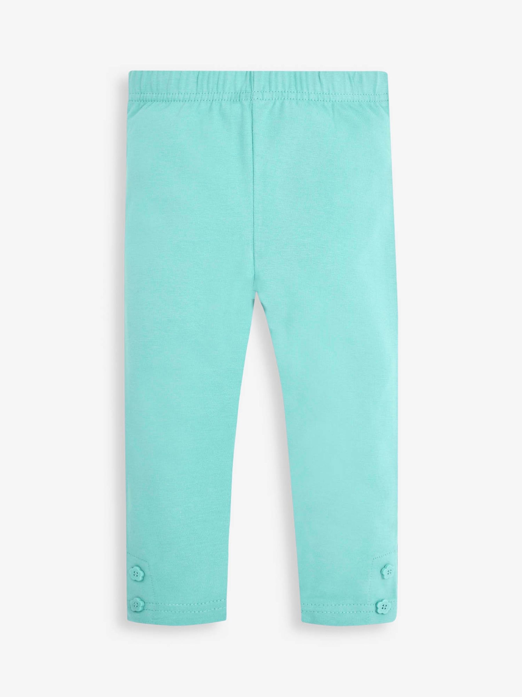 Cornflower 2-Pack Dino Print & Duck Egg Leggings - Image 3 of 5