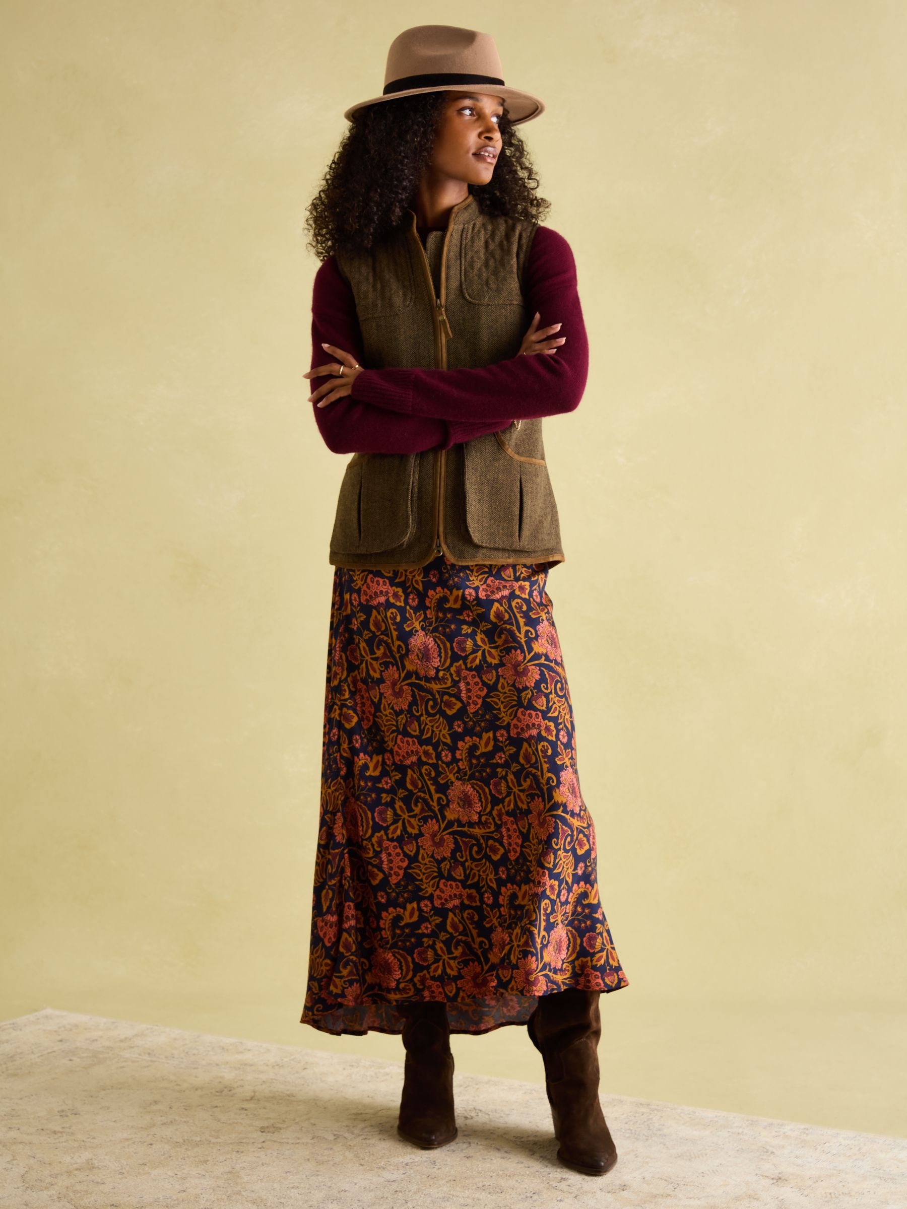 Maude Brown Wool Fedora Hat - Image 2 of 6