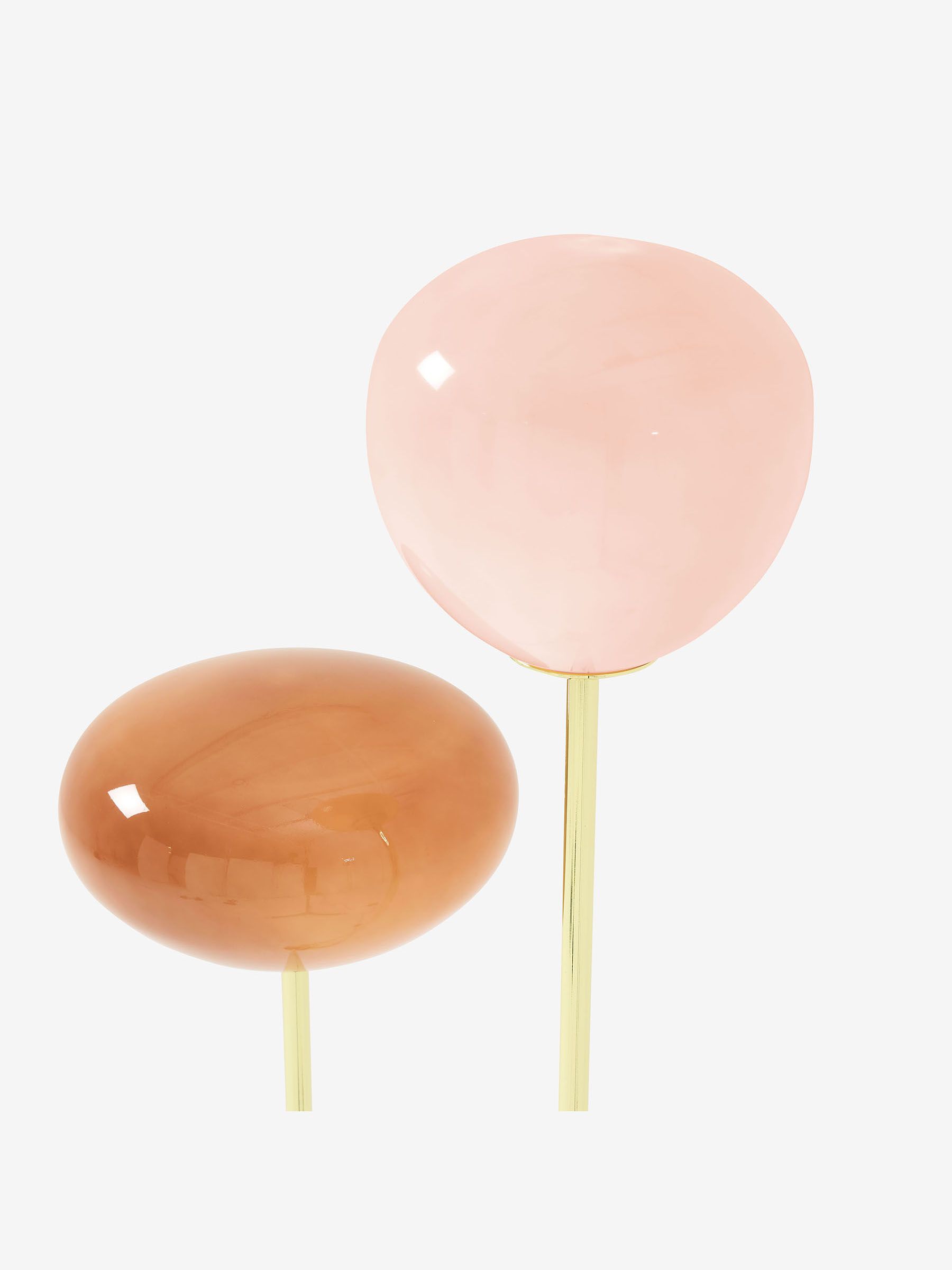 Adrianne Floor Lamp in Pink Glass - Image 3 of 4