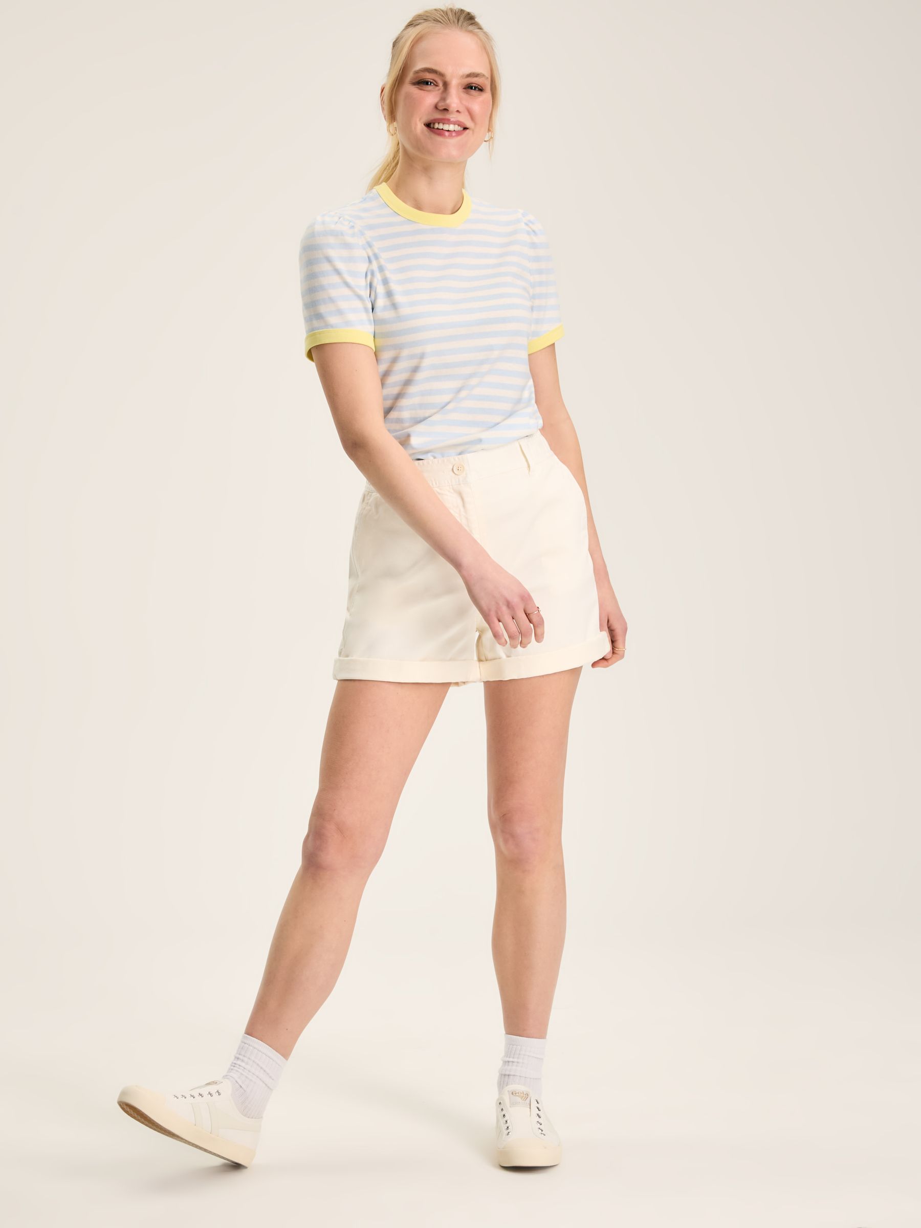 Erin Blue Stripe Short Sleeve T-Shirt - Image 3 of 6
