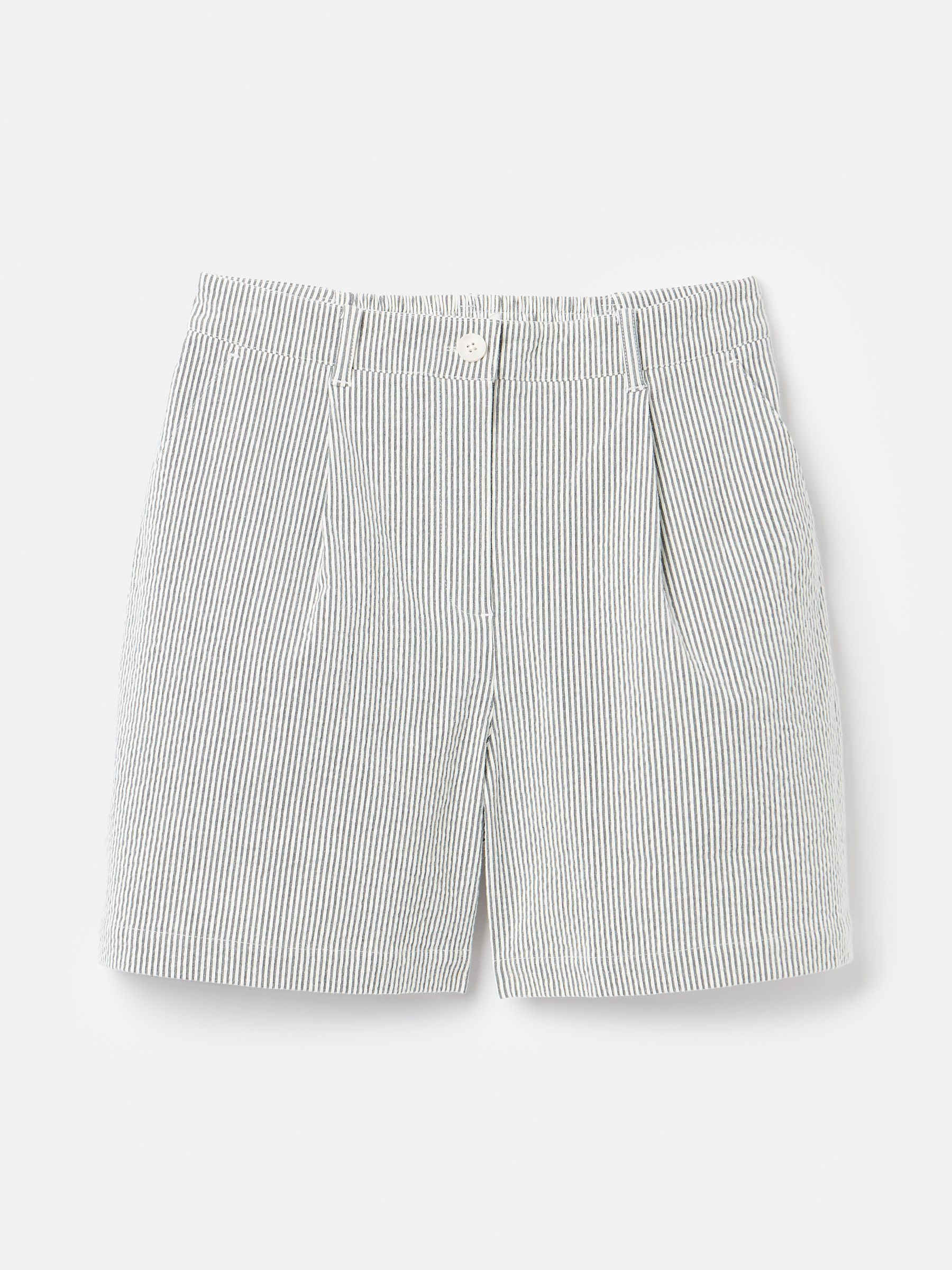 Belmont Navy & White Seersucker Striped Shorts - Image 6 of 6