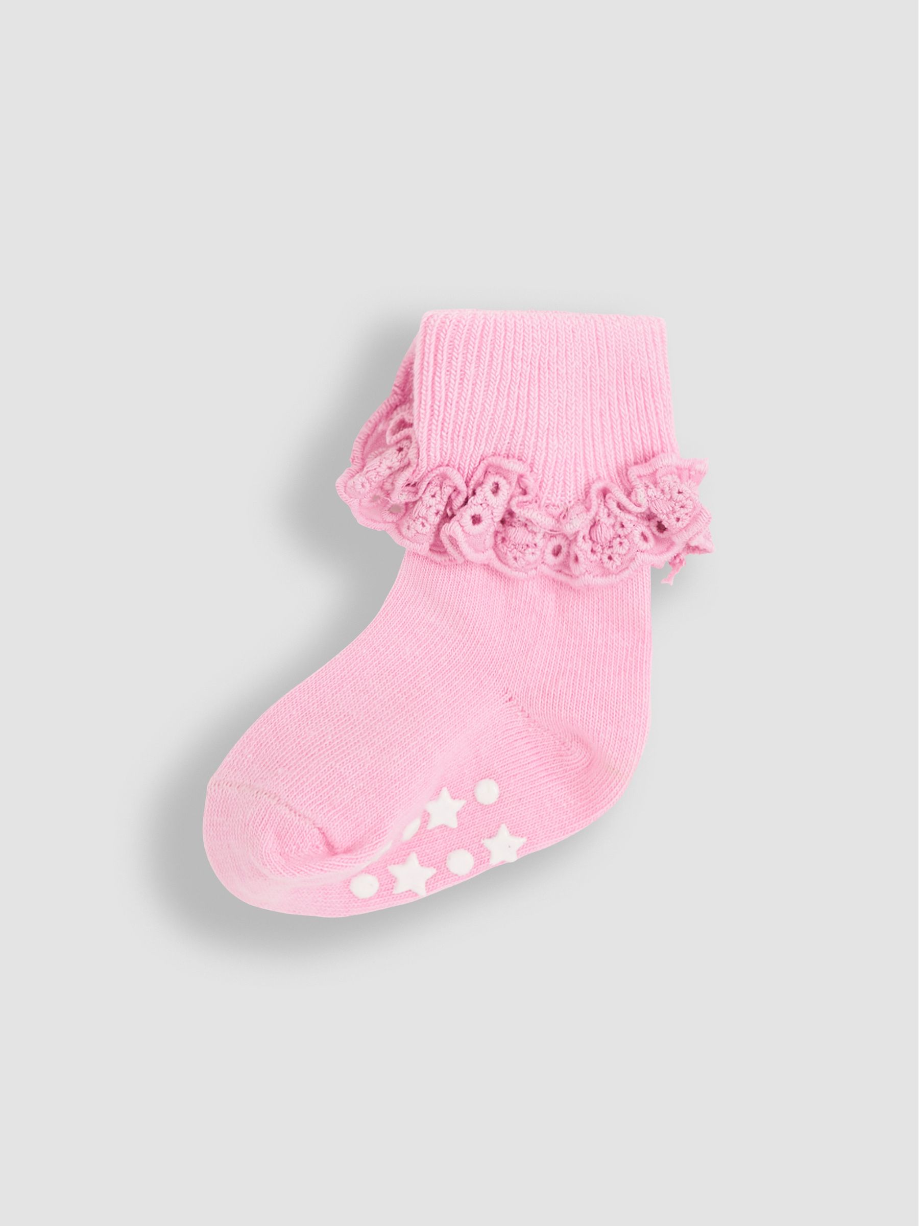 Lilac Pastel 3-Pack Frilly Socks - Image 4 of 4