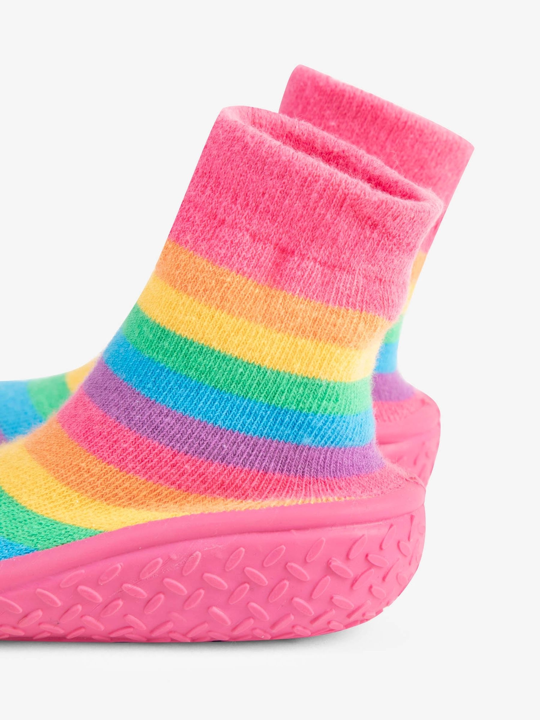 Rainbow Indoor Outdoor Slipper Socks - Image 4 of 4