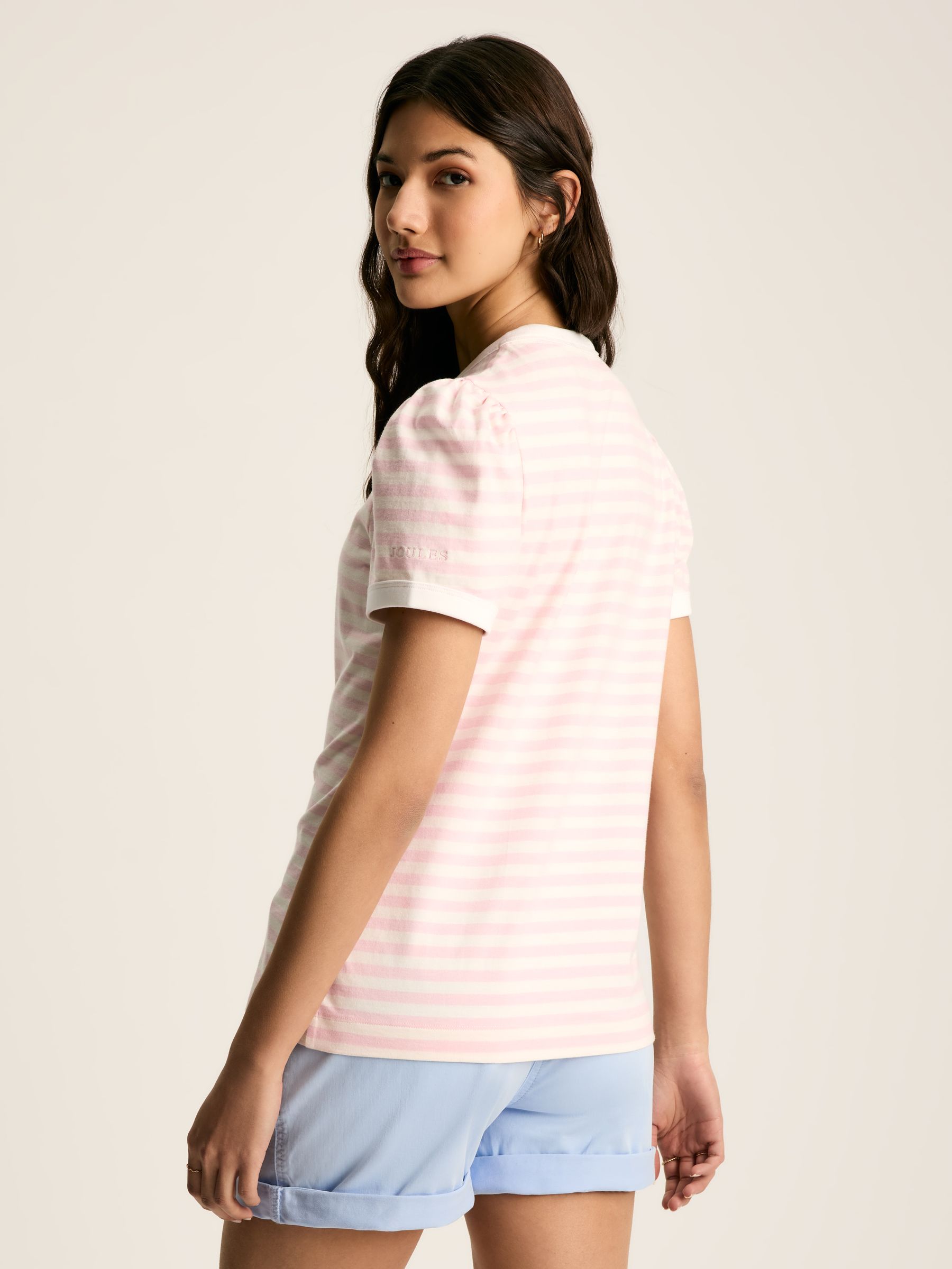 Erin Pink/Cream Short Sleeve T-Shirt - Image 2 of 8