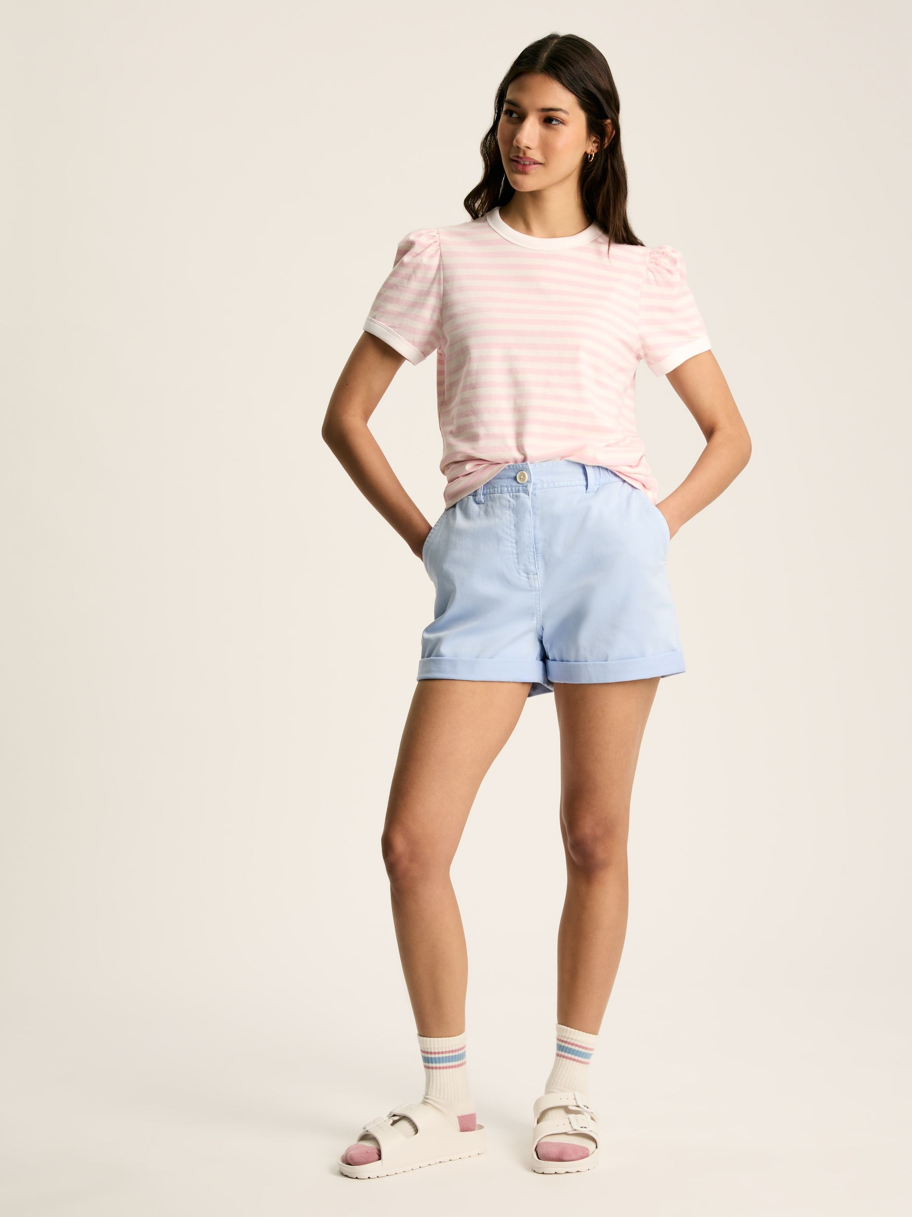 Erin Pink/Cream Short Sleeve T-Shirt - Image 4 of 8