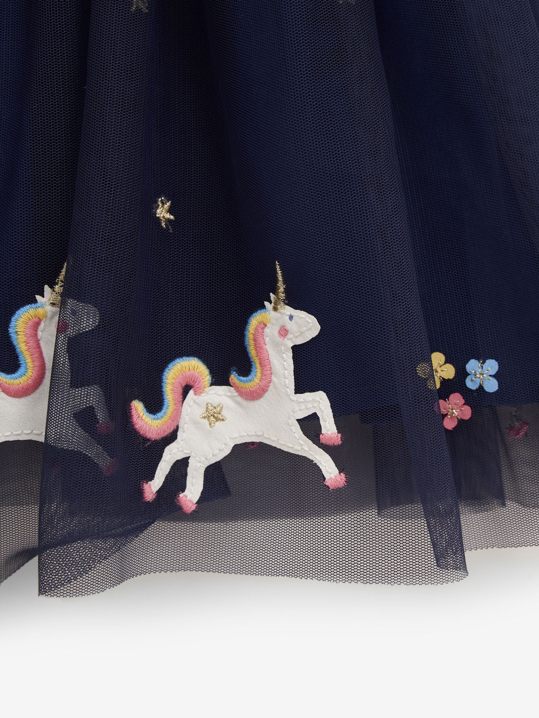 Unicorn Party Dress in Navy - Image 4 of 4