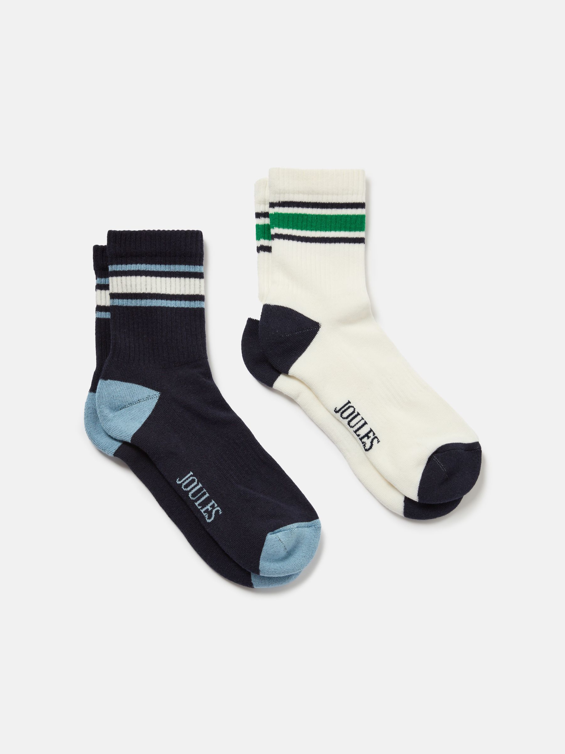 Men's Volley White/Blue Tennis Socks (size 7-12) - Image 1 of 5