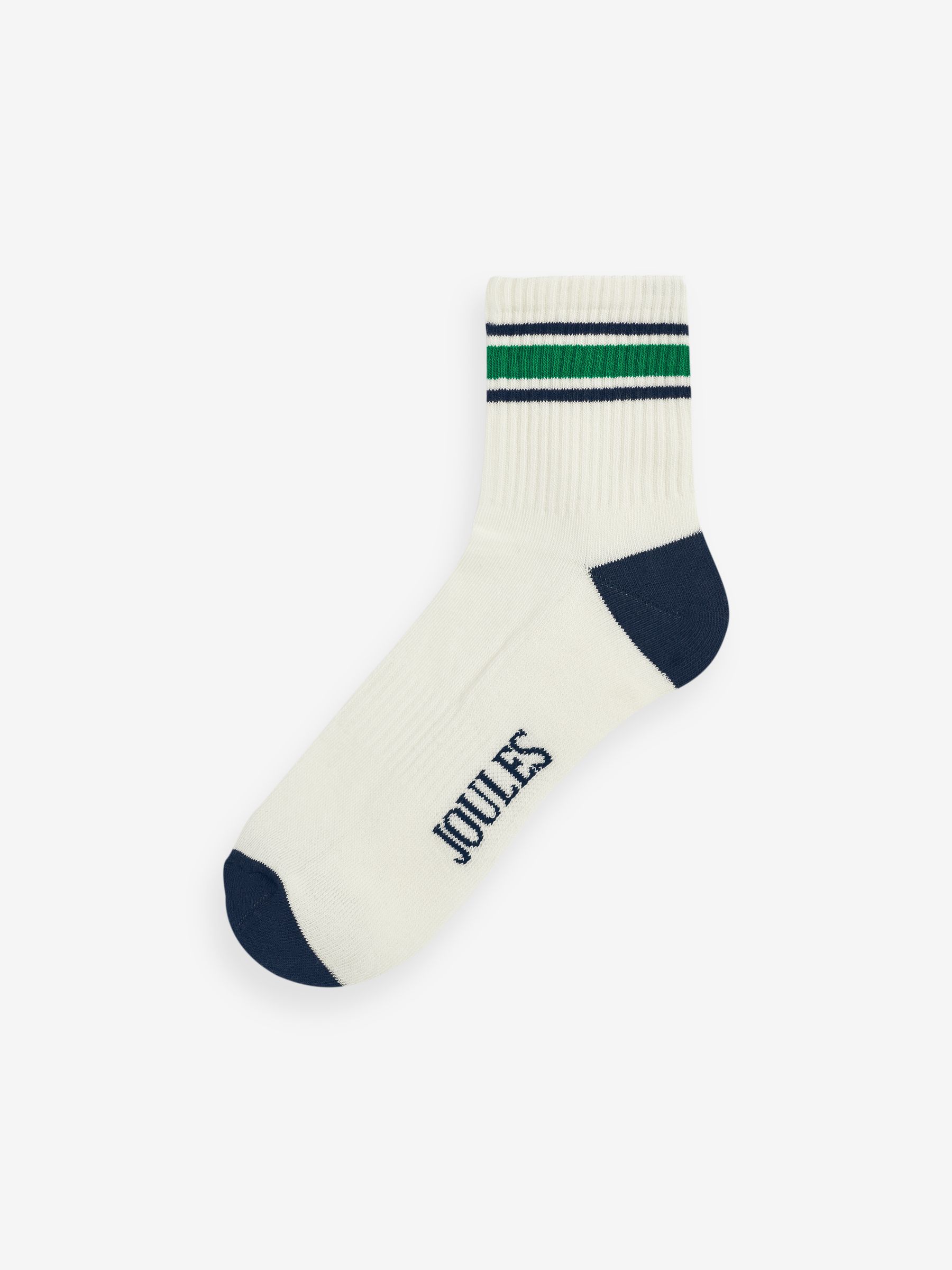 Men's Volley White/Blue Tennis Socks (size 7-12) - Image 3 of 5