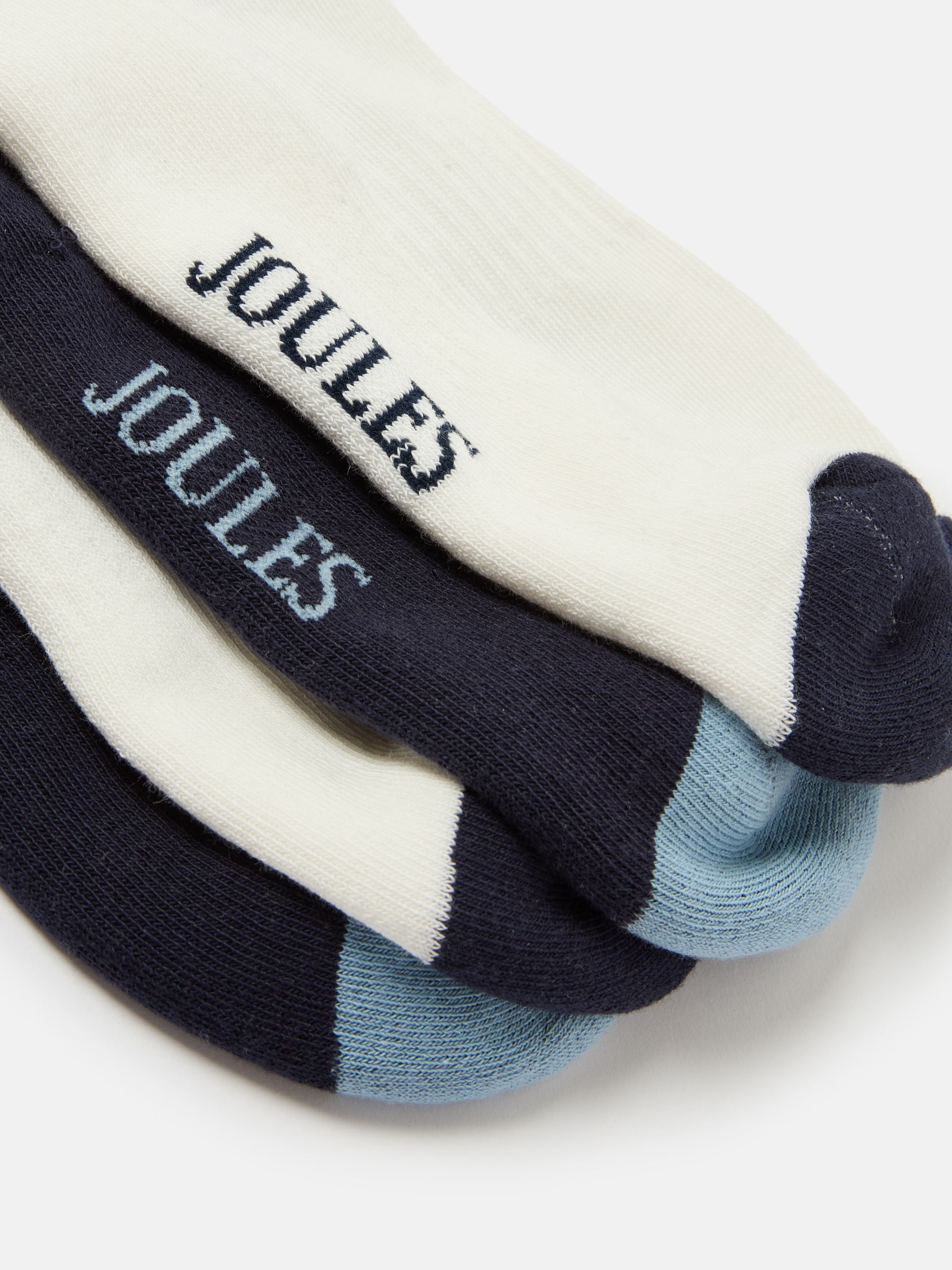 Men's Volley White/Blue Tennis Socks (size 7-12) - Image 5 of 5