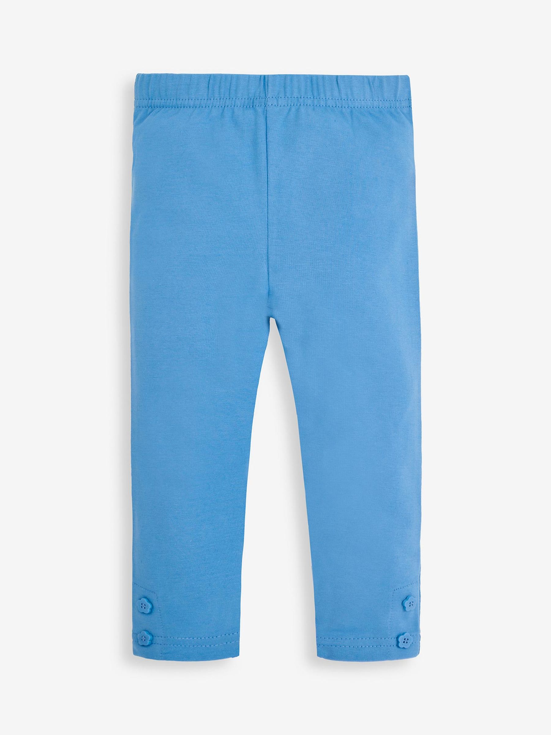 Periwinkle Blue Ditsy & Blue Girls' 2-Pack Leggings - Image 3 of 5