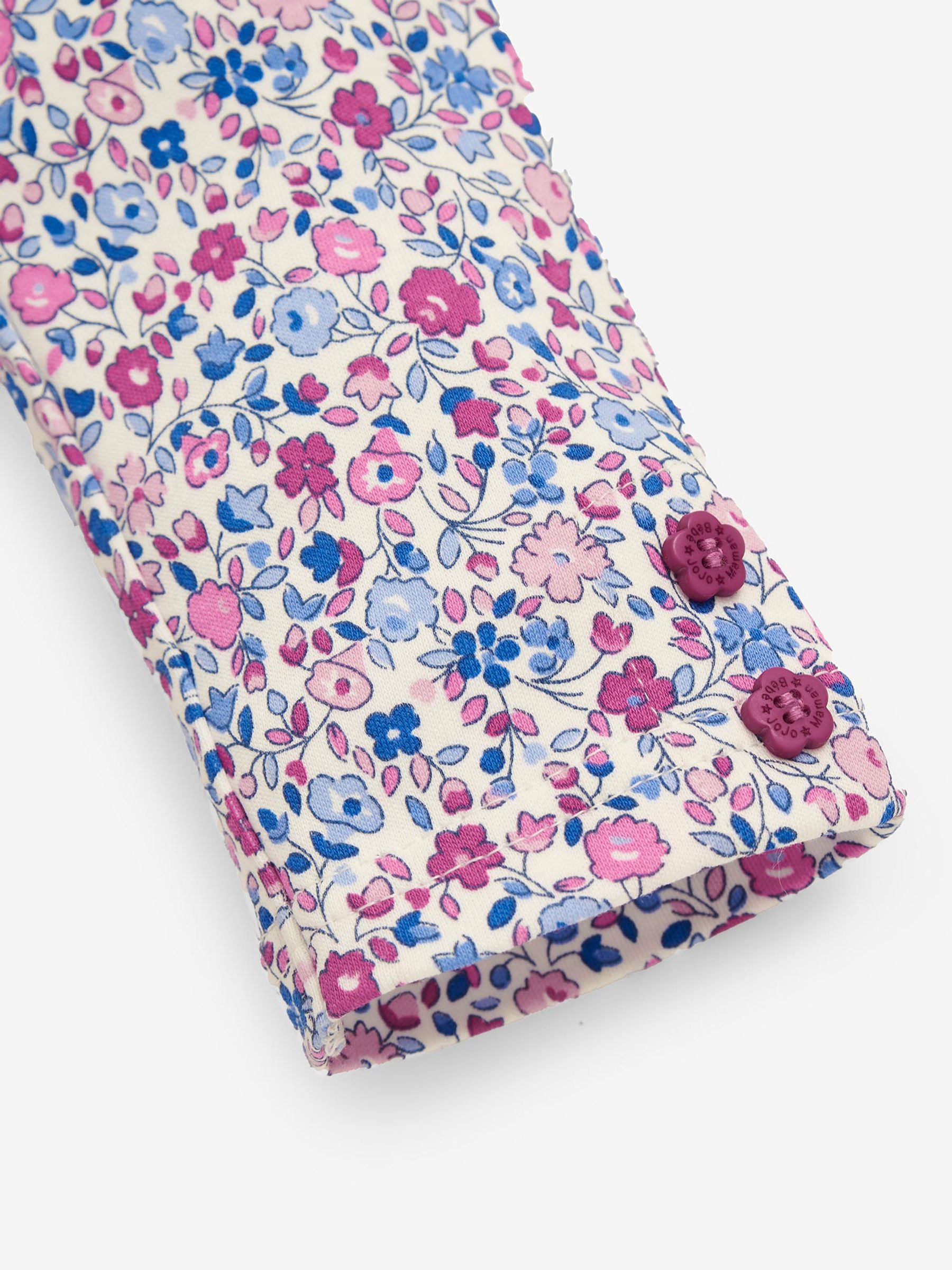 Periwinkle Blue Ditsy & Blue Girls' 2-Pack Leggings - Image 4 of 5