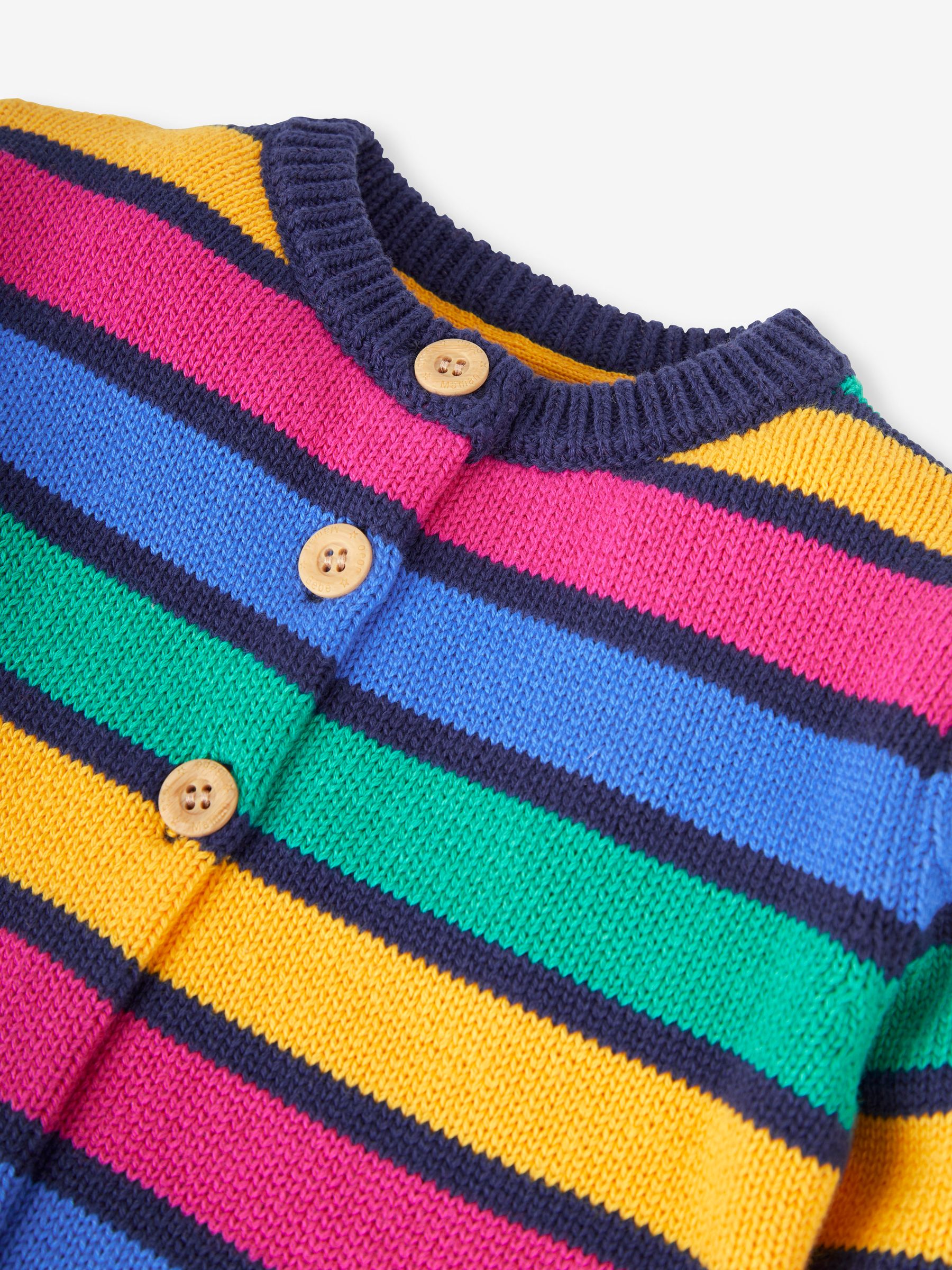 Navy Girls' Dinosaur Cardigan - Image 2 of 3