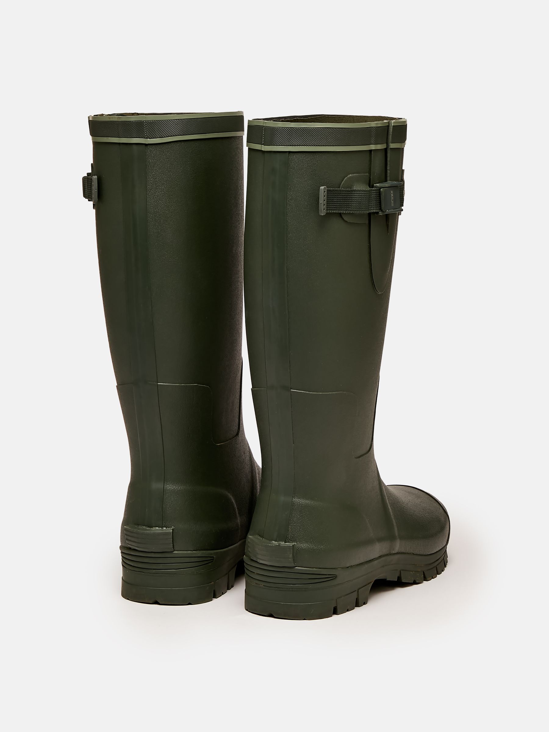 Eckland Green Adjustable Neoprene Lined Tall Wellies - Image 3 of 6