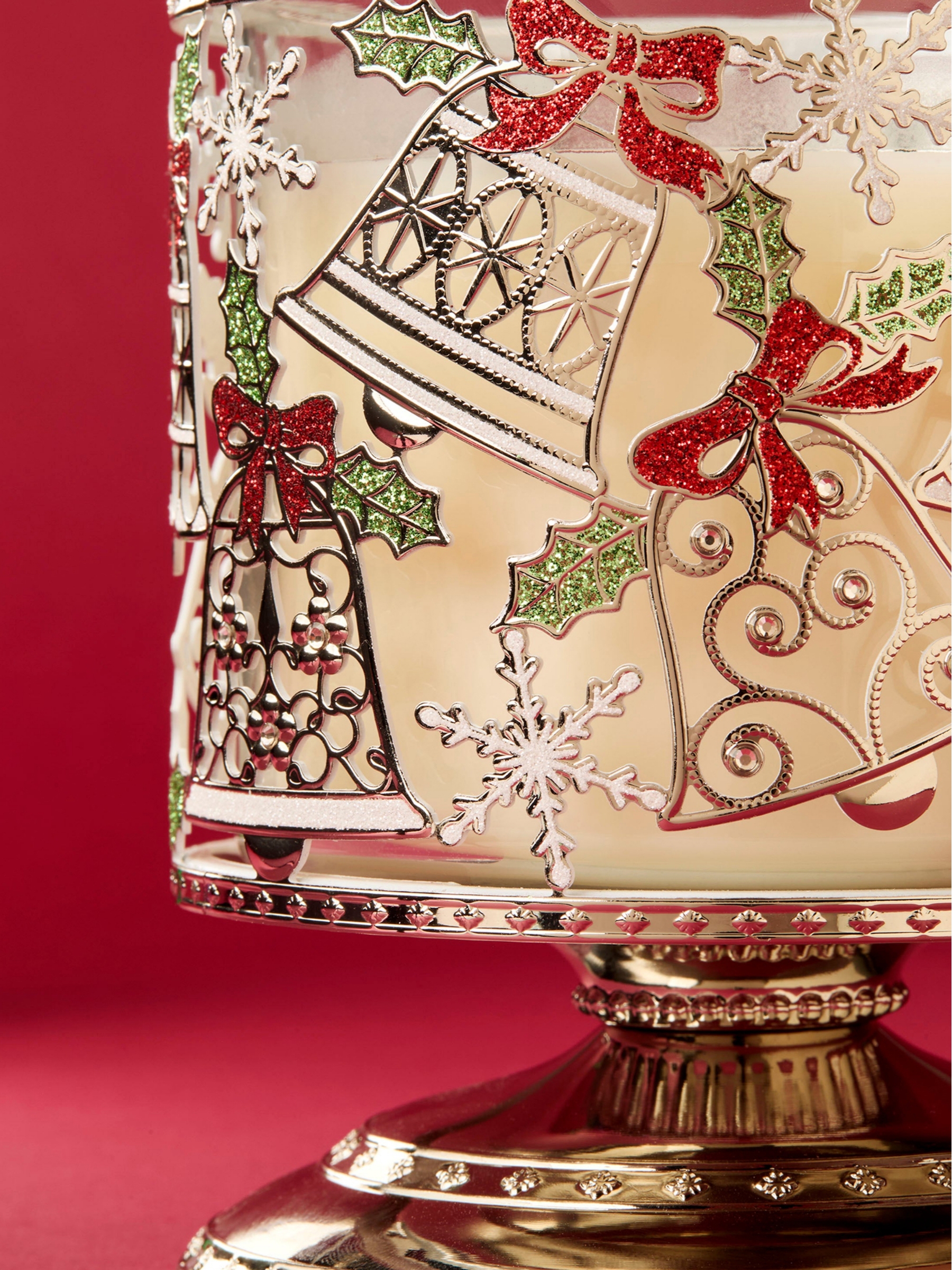 Bling Bells 3-Wick Candle Holder - Image 2 of 4 Bling Bells 3-Wick Candle Holder - Image 2 of 4