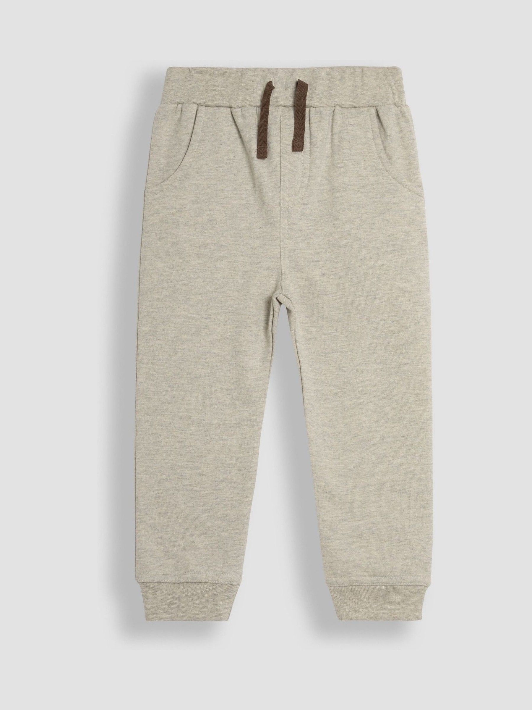 Brown & Natural 100% Cotton Joggers 2 Pack - Image 7 of 8