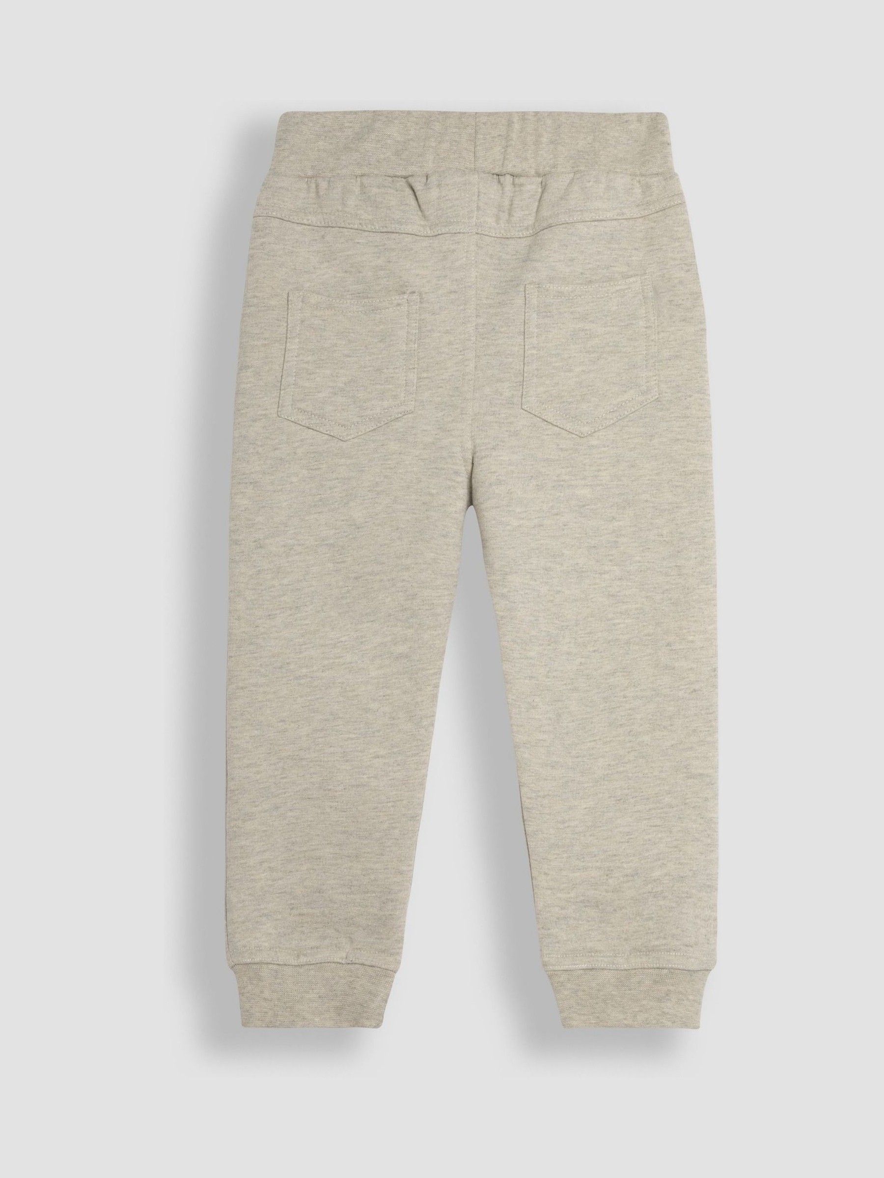Brown & Natural 100% Cotton Joggers 2 Pack - Image 8 of 8