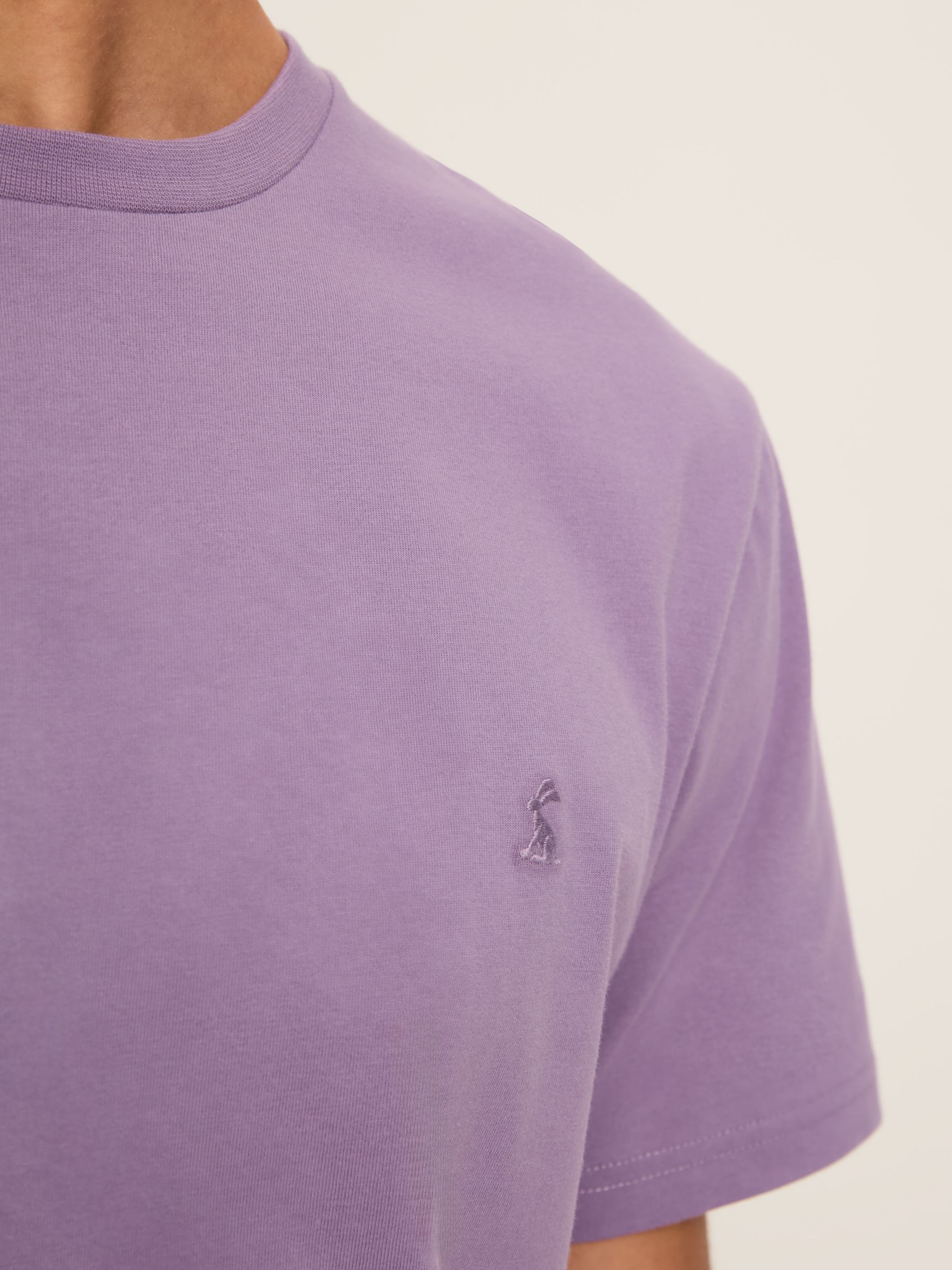 Denton Purple Jersey Crew Neck T-Shirt - Image 5 of 6