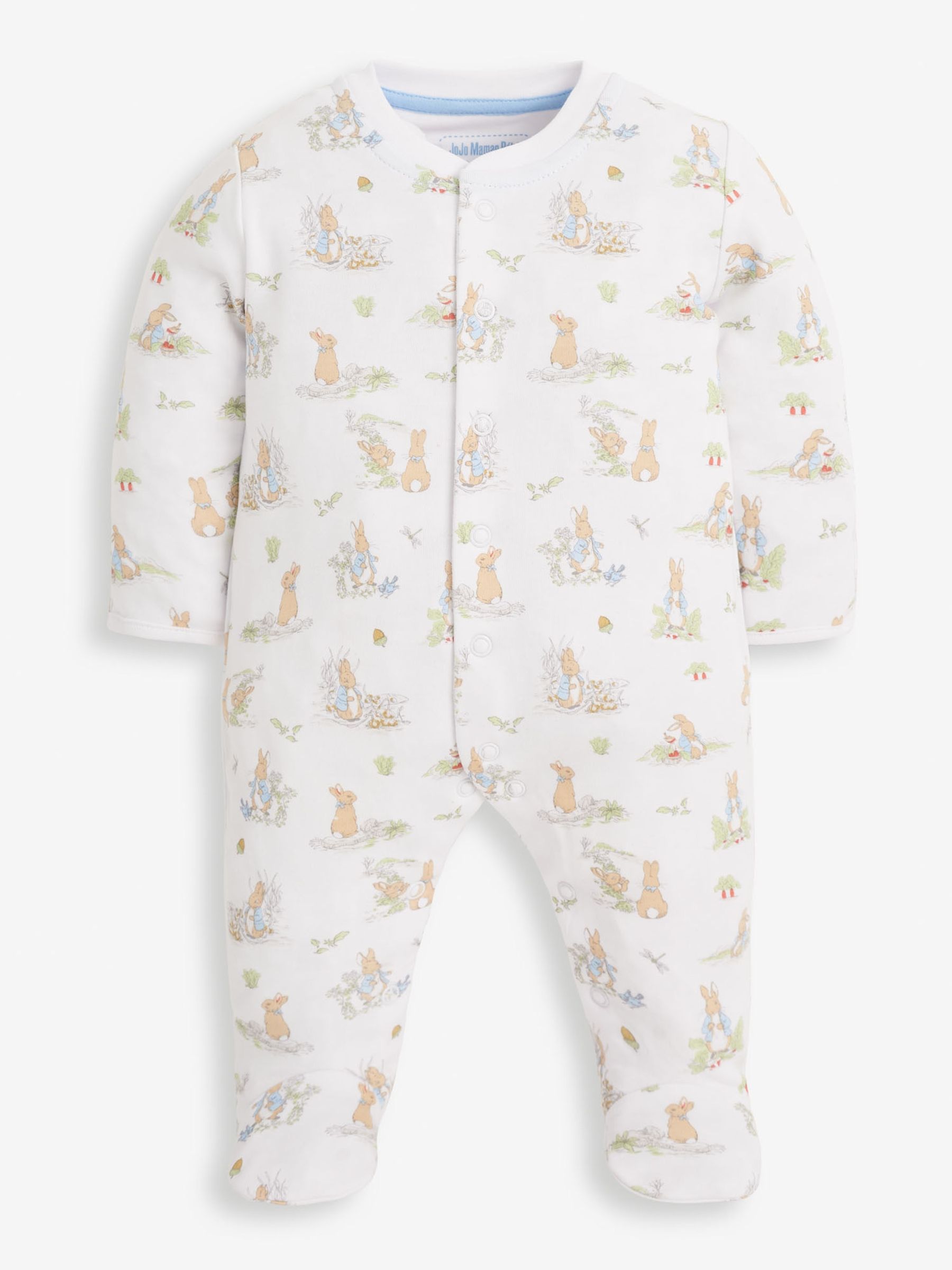 3-Piece Peter Rabbit Sleepsuit, Jacket & Hat Set in Blue - Image 3 of 8