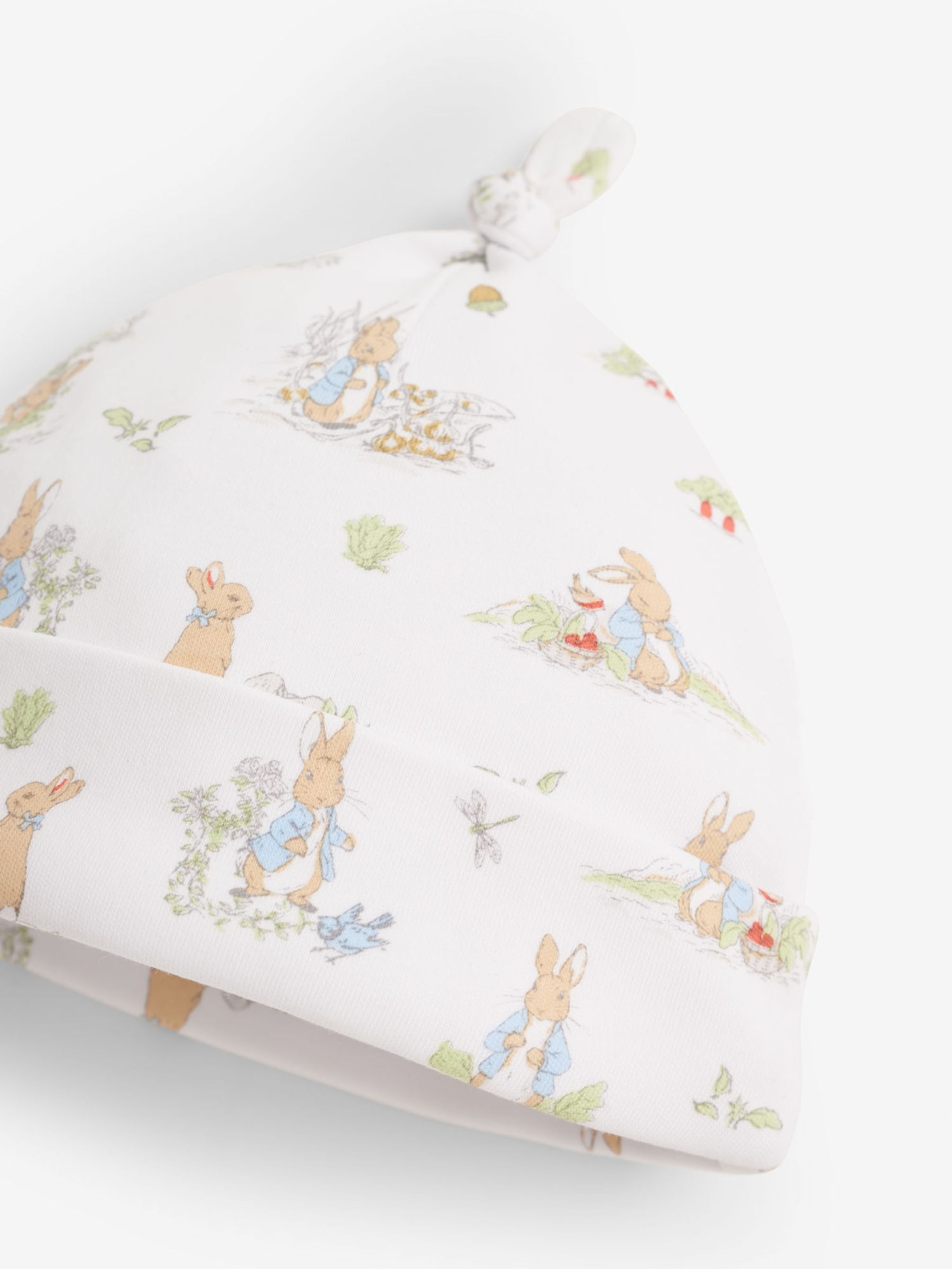 3-Piece Peter Rabbit Sleepsuit, Jacket & Hat Set in Blue - Image 8 of 8