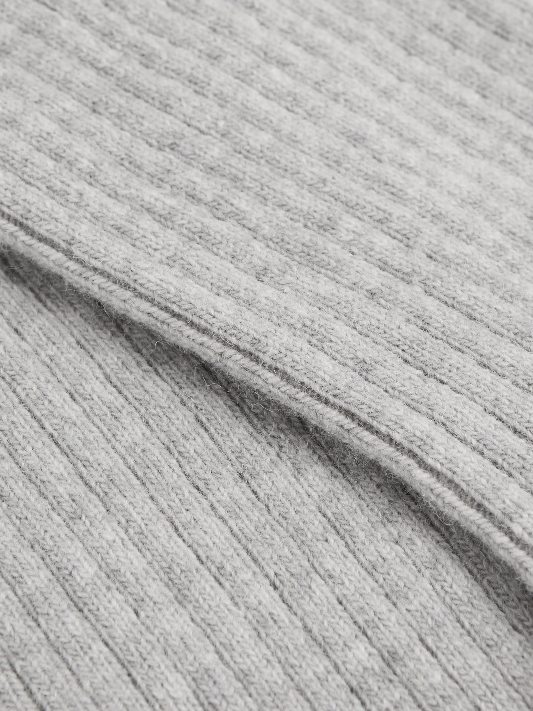 Ribbed Wool Blend Socks in Ivory - Image 3 of 3