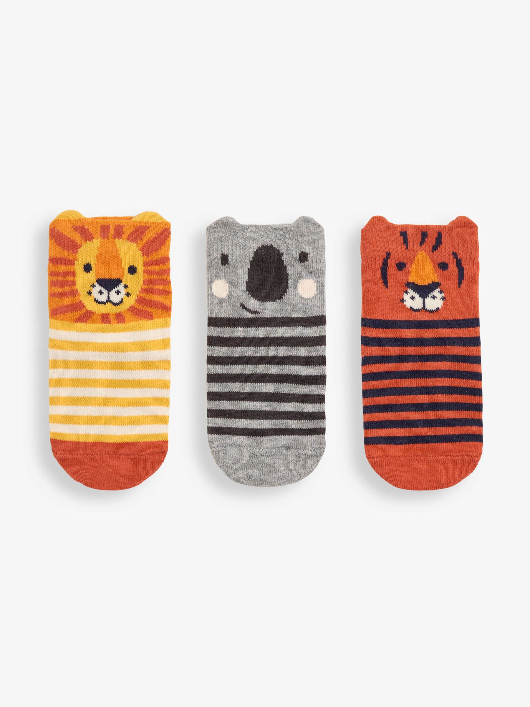 Safari 3-Pack Safari Novelty Cotton Rich Socks - Image 1 of 2