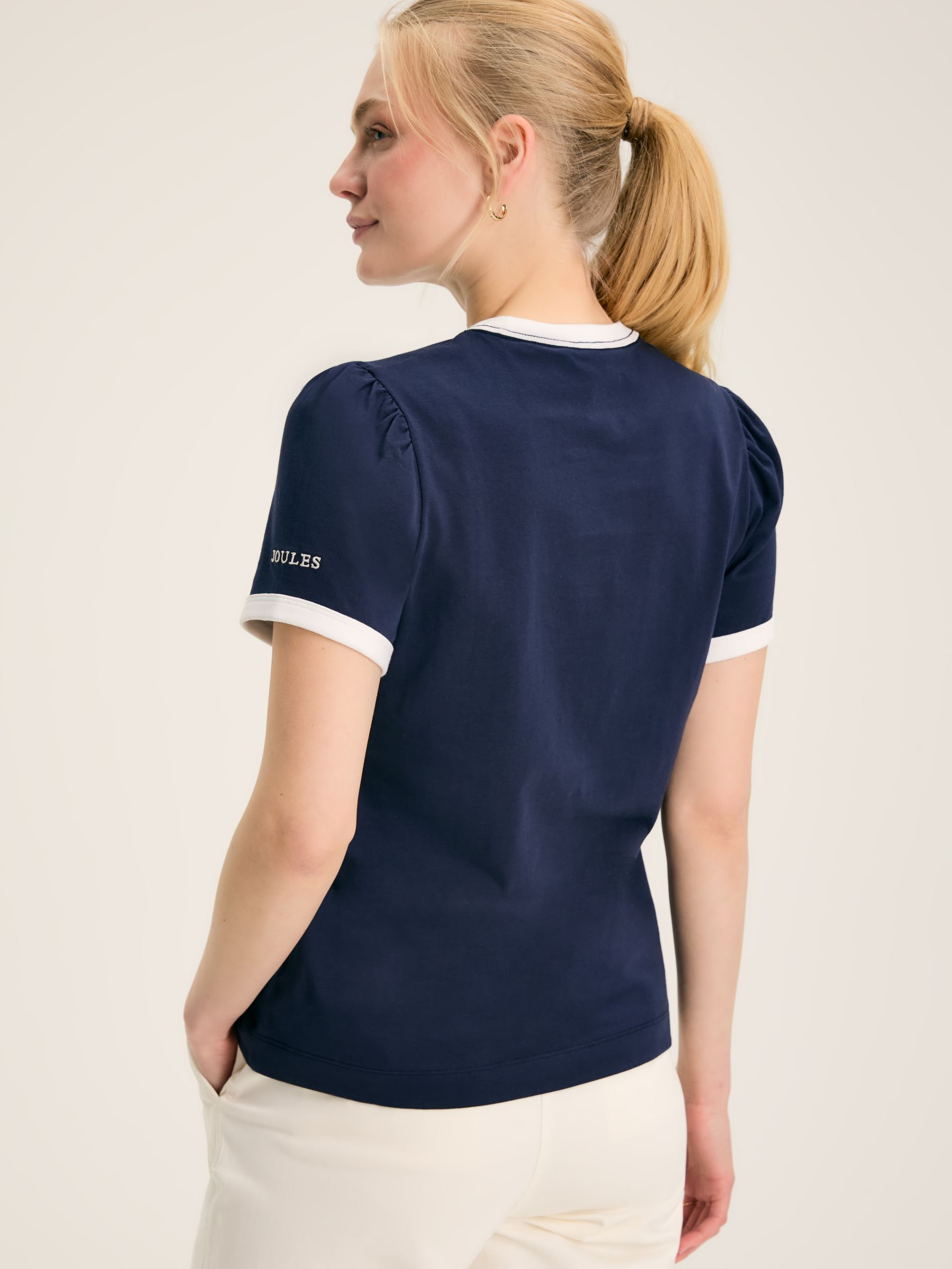 Erin Navy blue Short Sleeve T-Shirt - Image 2 of 7