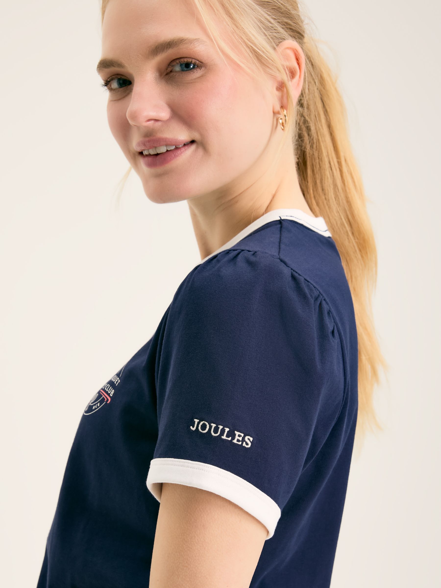 Erin Navy blue Short Sleeve T-Shirt - Image 6 of 7