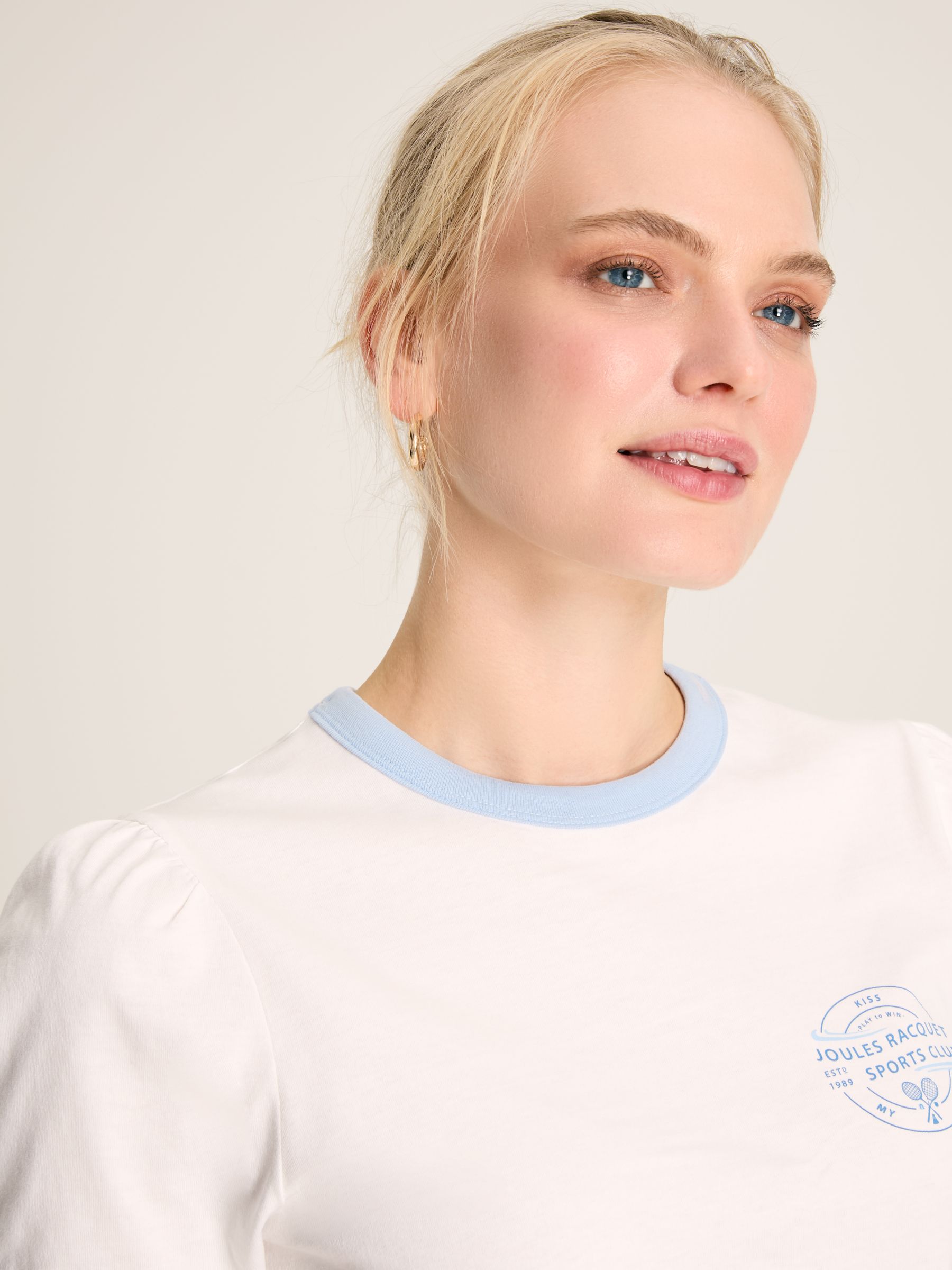 Erin Cream Short Sleeve T-Shirt - Image 8 of 9