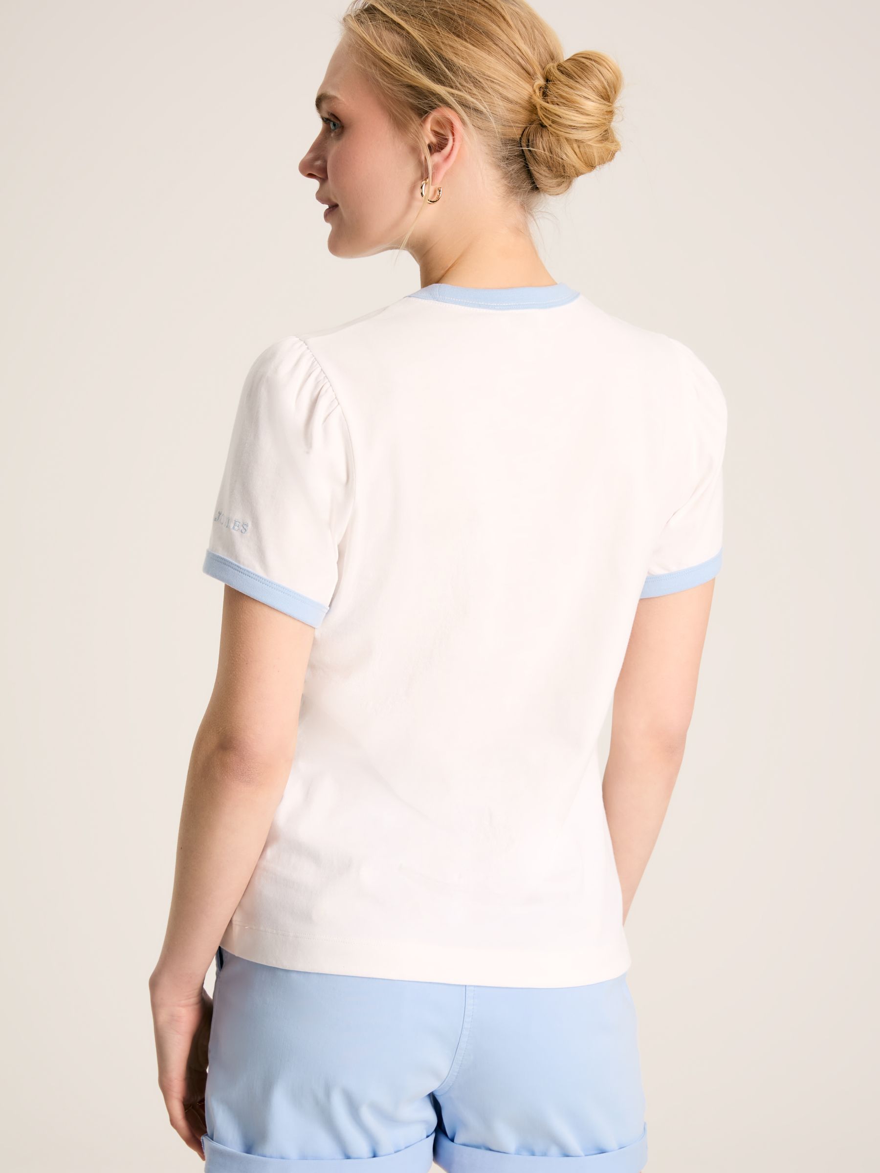 Erin Cream Short Sleeve T-Shirt - Image 9 of 9