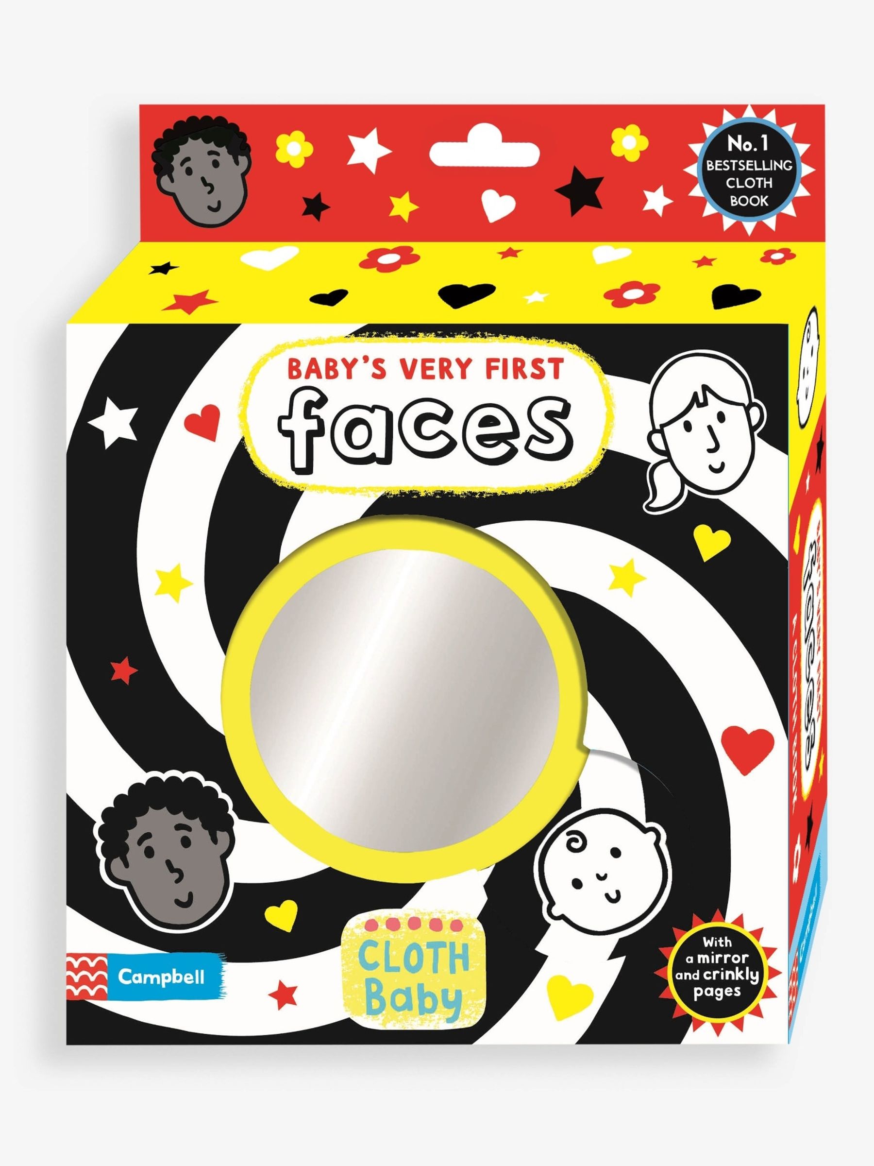 FACES FOR BABY Baby\u0027s Very First Cloth Book: Faces | JoJo Maman Bébé