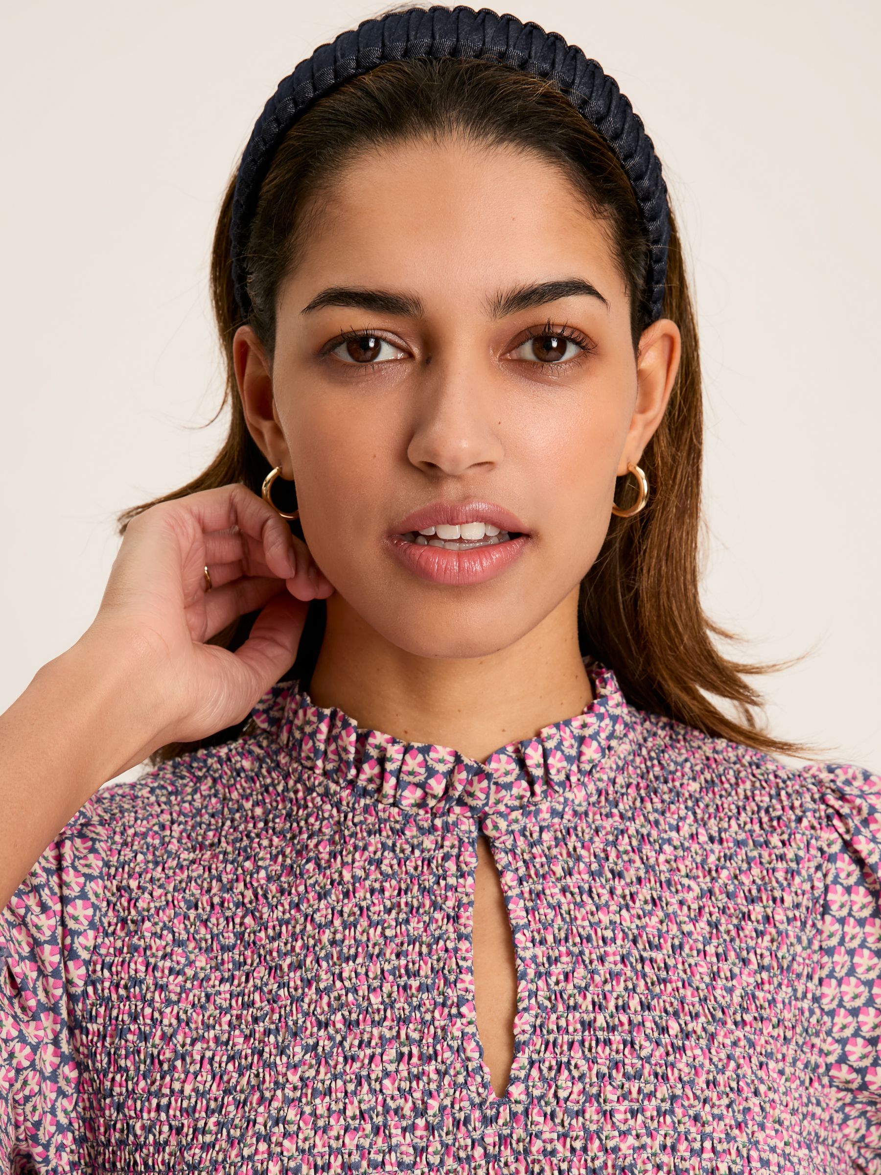 Bex Navy Blue Headband - Image 2 of 5