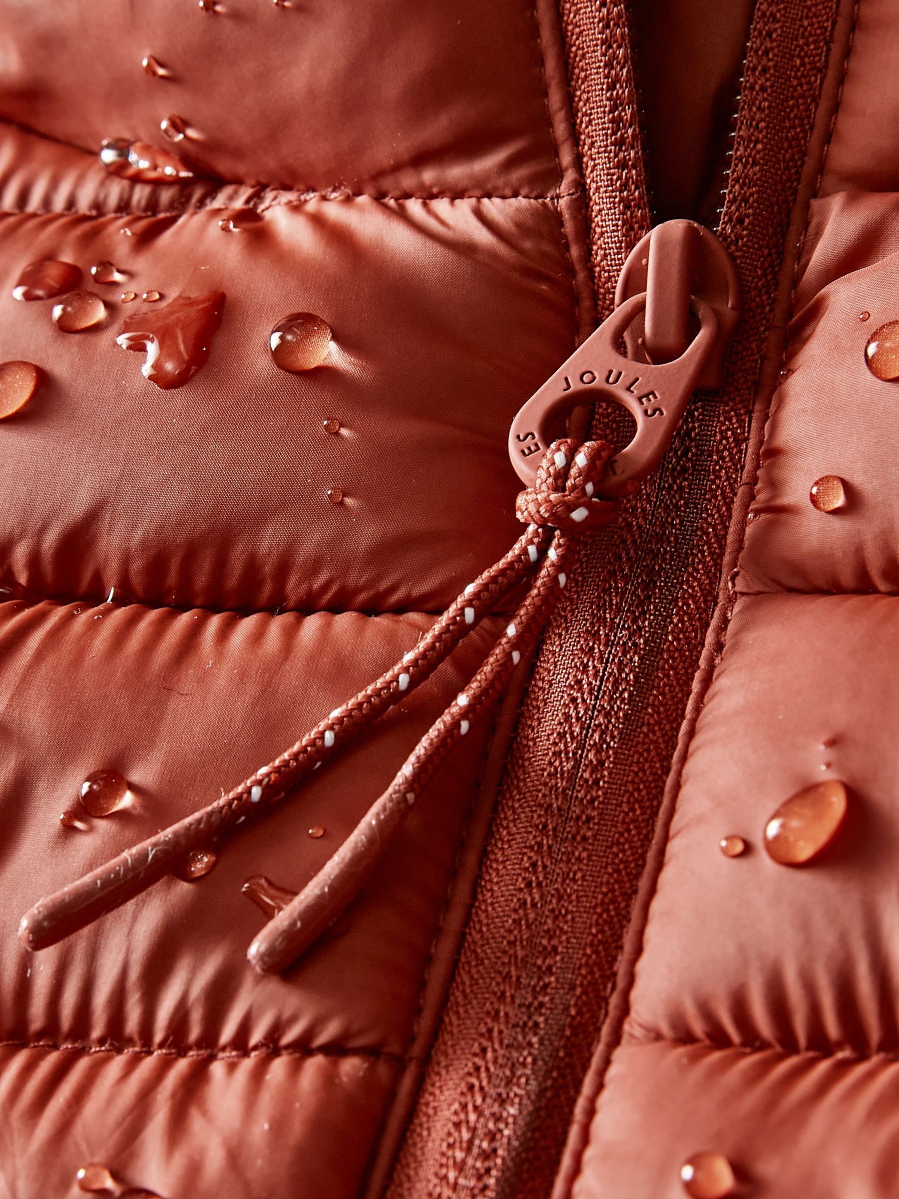 Bramley Red Showerproof Packable Padded Coat - Image 2 of 3