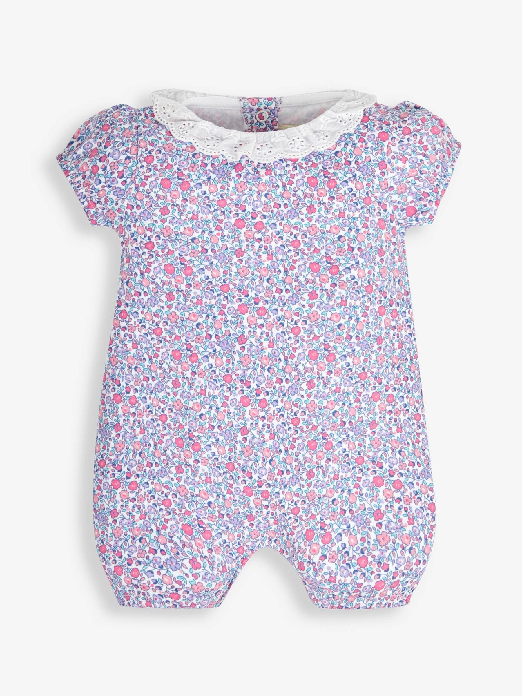 Pink Pastel Ditsy Floral 2-Pack Pretty Baby Rompers - Image 2 of 5