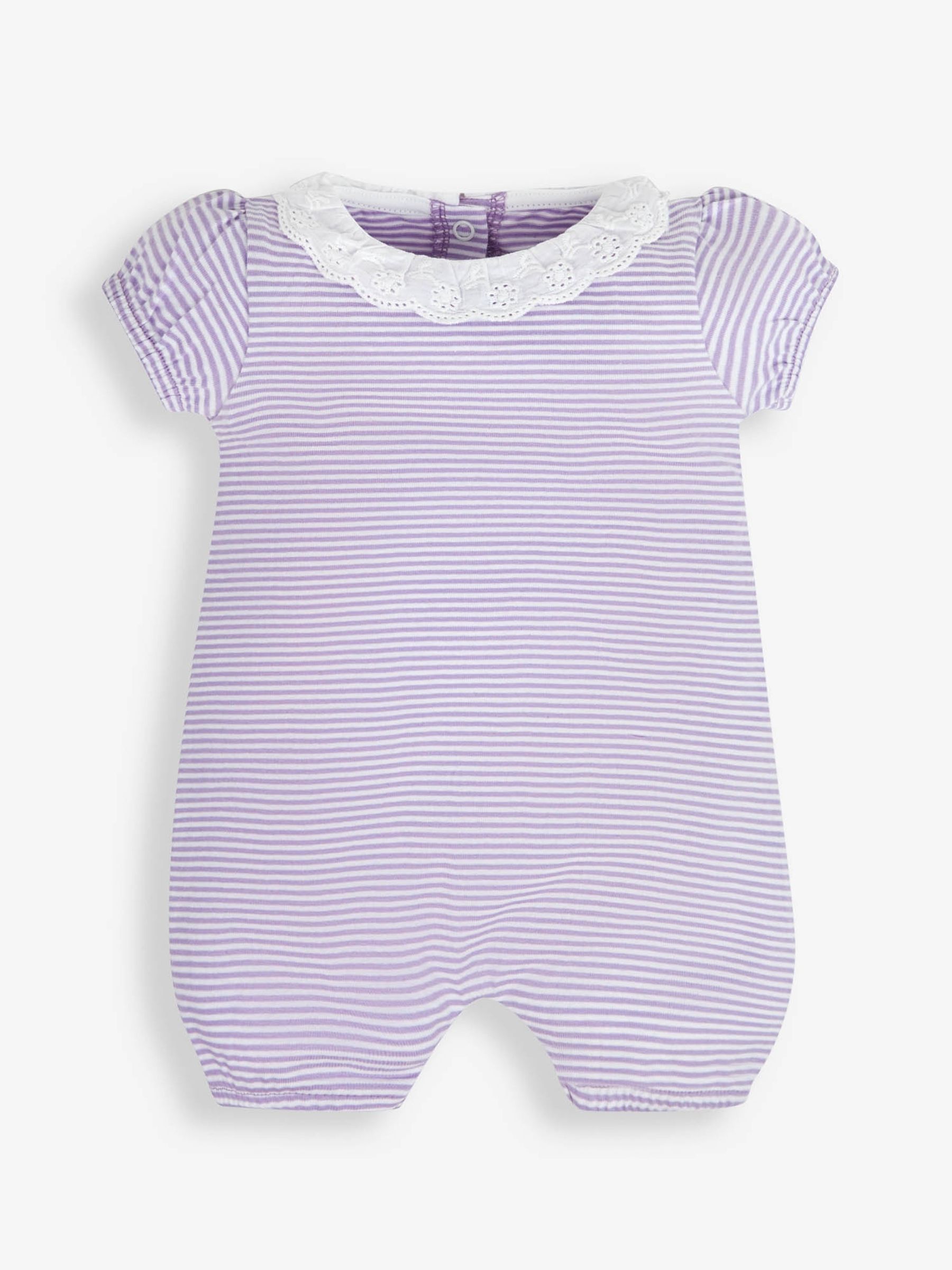 Pink Pastel Ditsy Floral 2-Pack Pretty Baby Rompers - Image 3 of 5