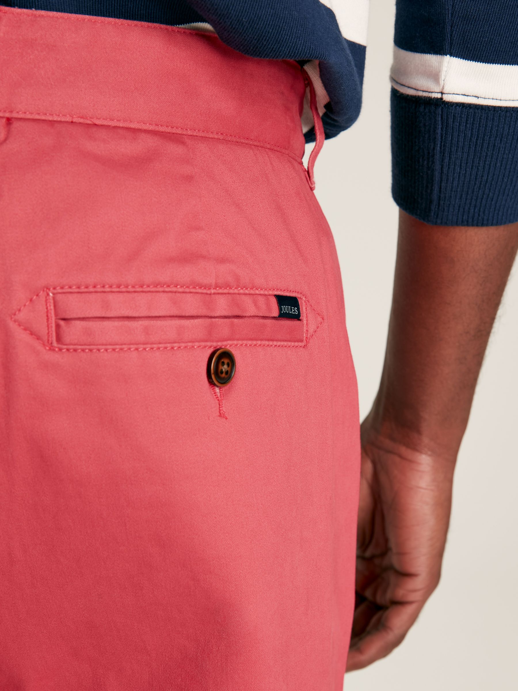 Stamford Pink Slim Fit Chinos - Image 6 of 6