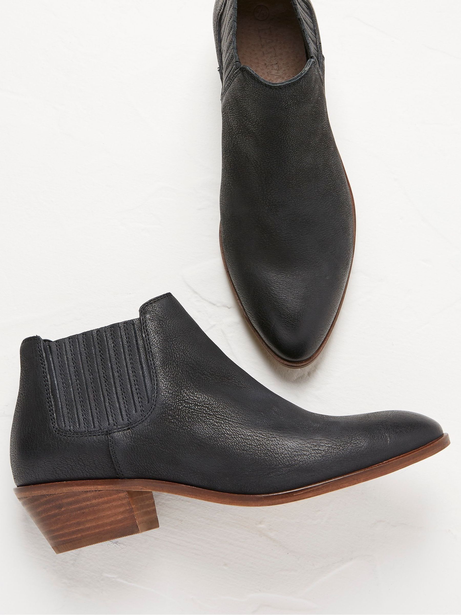 Black Western Ankle Boots FatFace