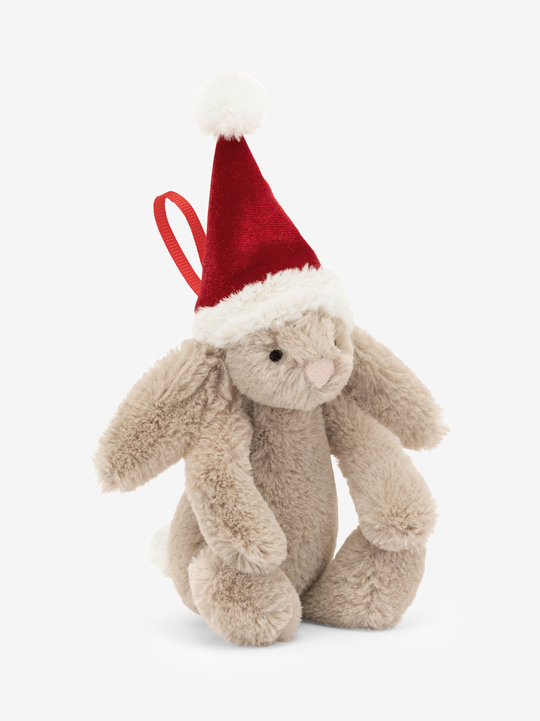 Jellycat Bashful Christmas Bunny Decoration - Image 1 of 6