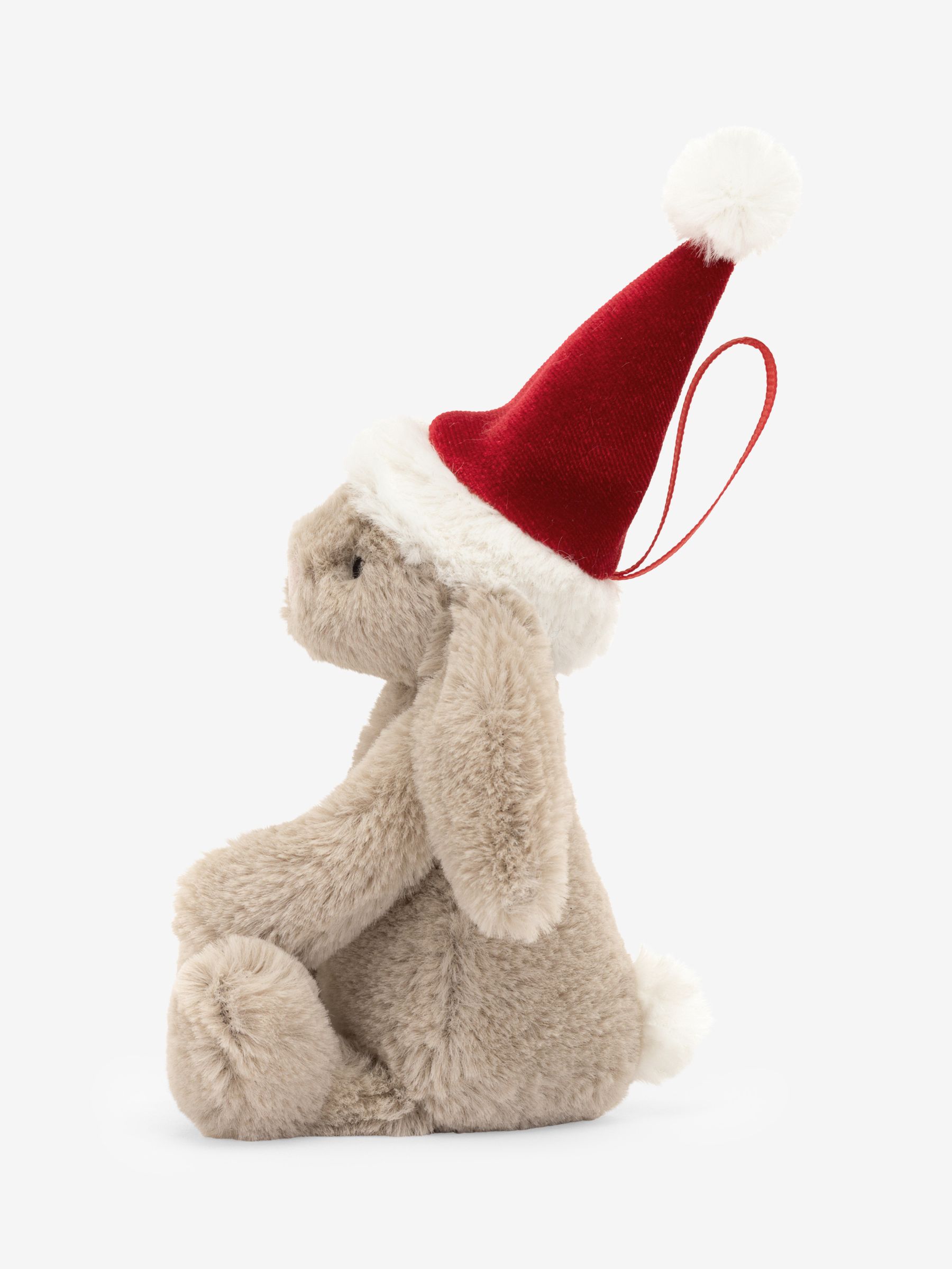 Jellycat Bashful Christmas Bunny Decoration - Image 2 of 6