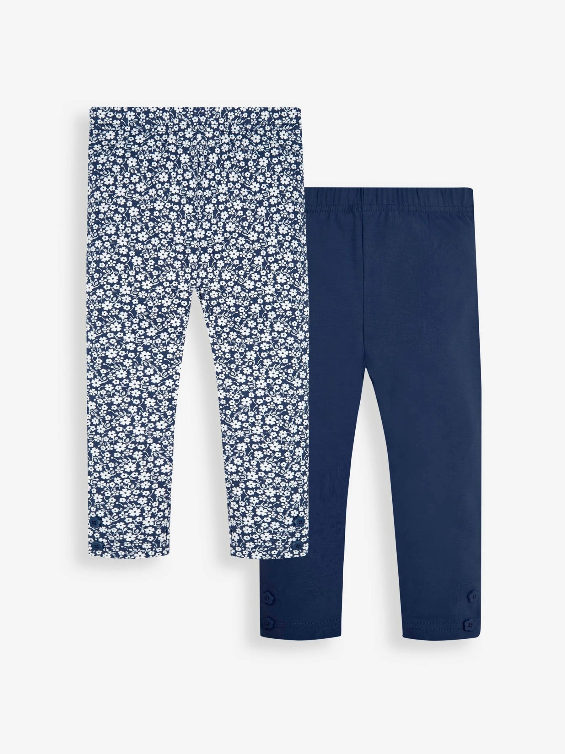 Navy Ditsy 2-Pack Leggings - Image 1 of 5