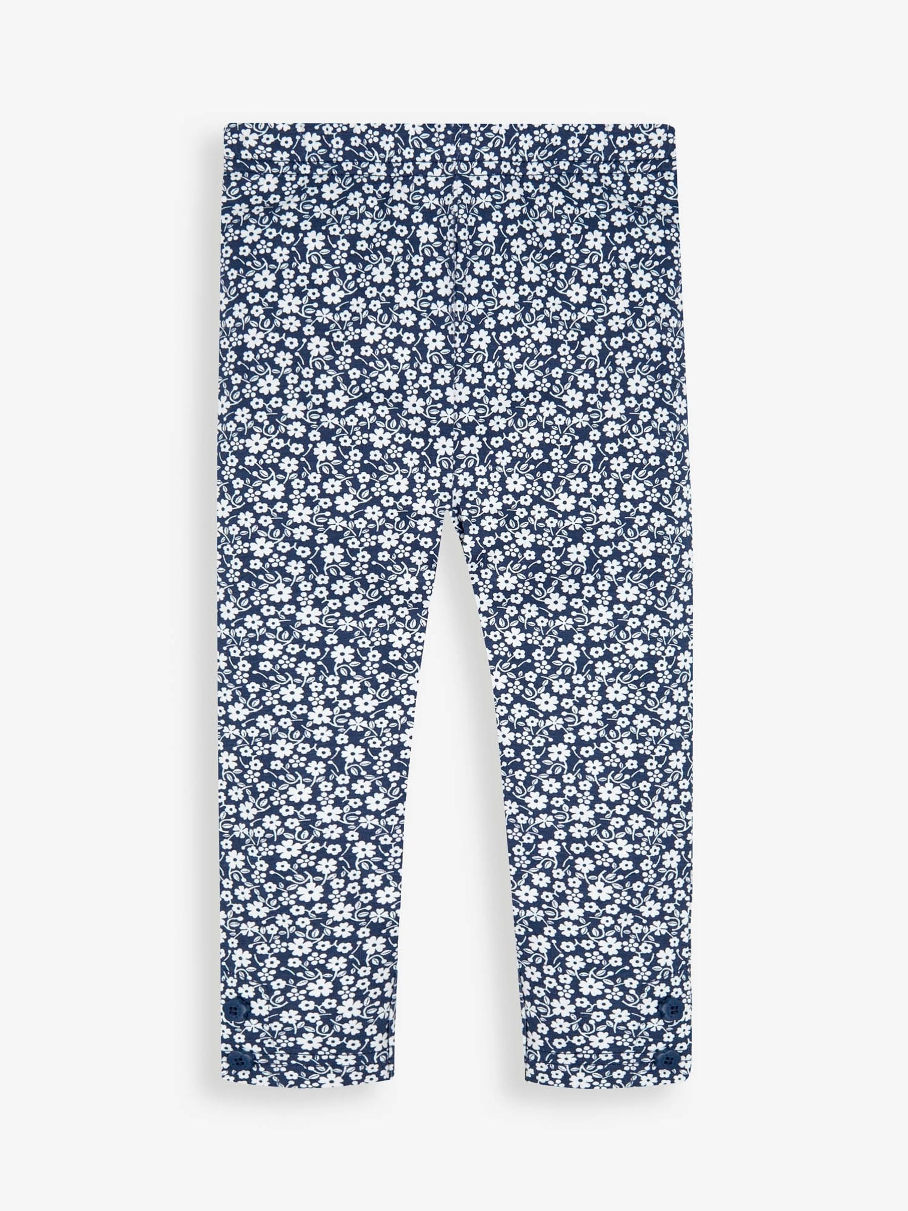 Navy Ditsy 2-Pack Leggings - Image 2 of 5