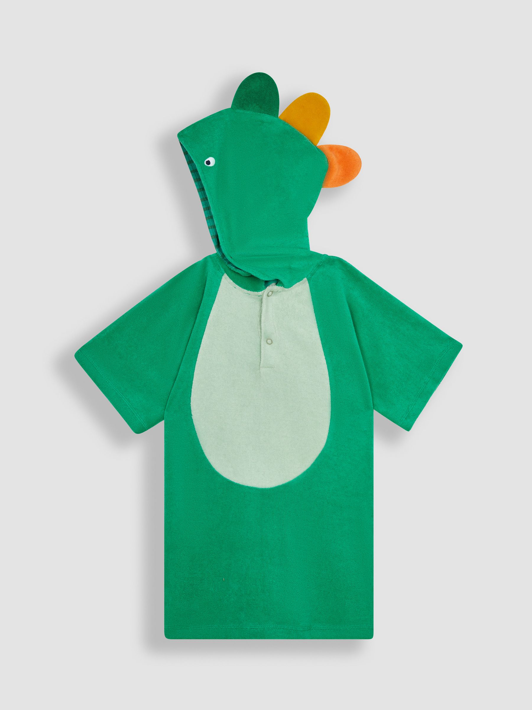 Dinosaur Towelling Hooded Poncho - Image 3 of 6