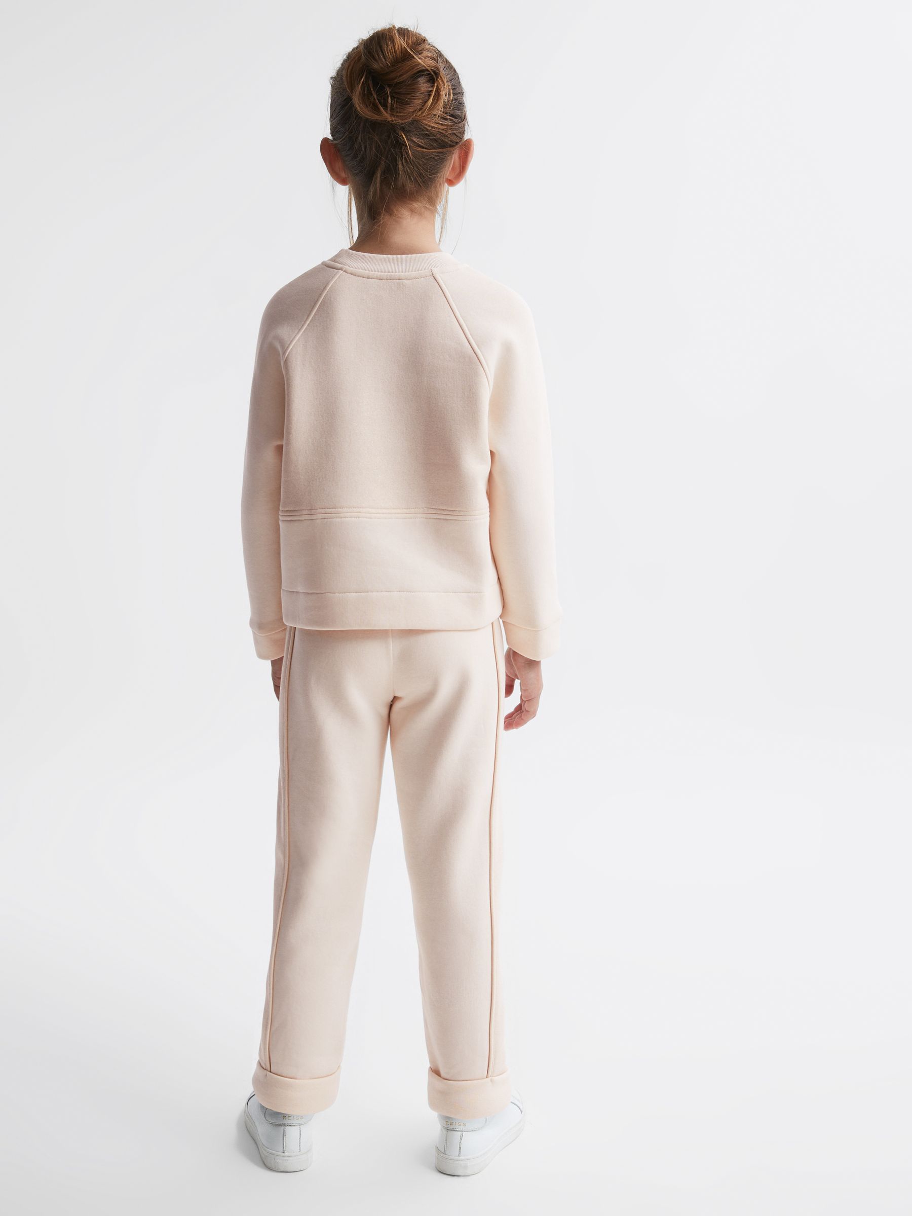 Junior Sparkle Crew Neck Sweatshirt in Pink - Image 4 of 5